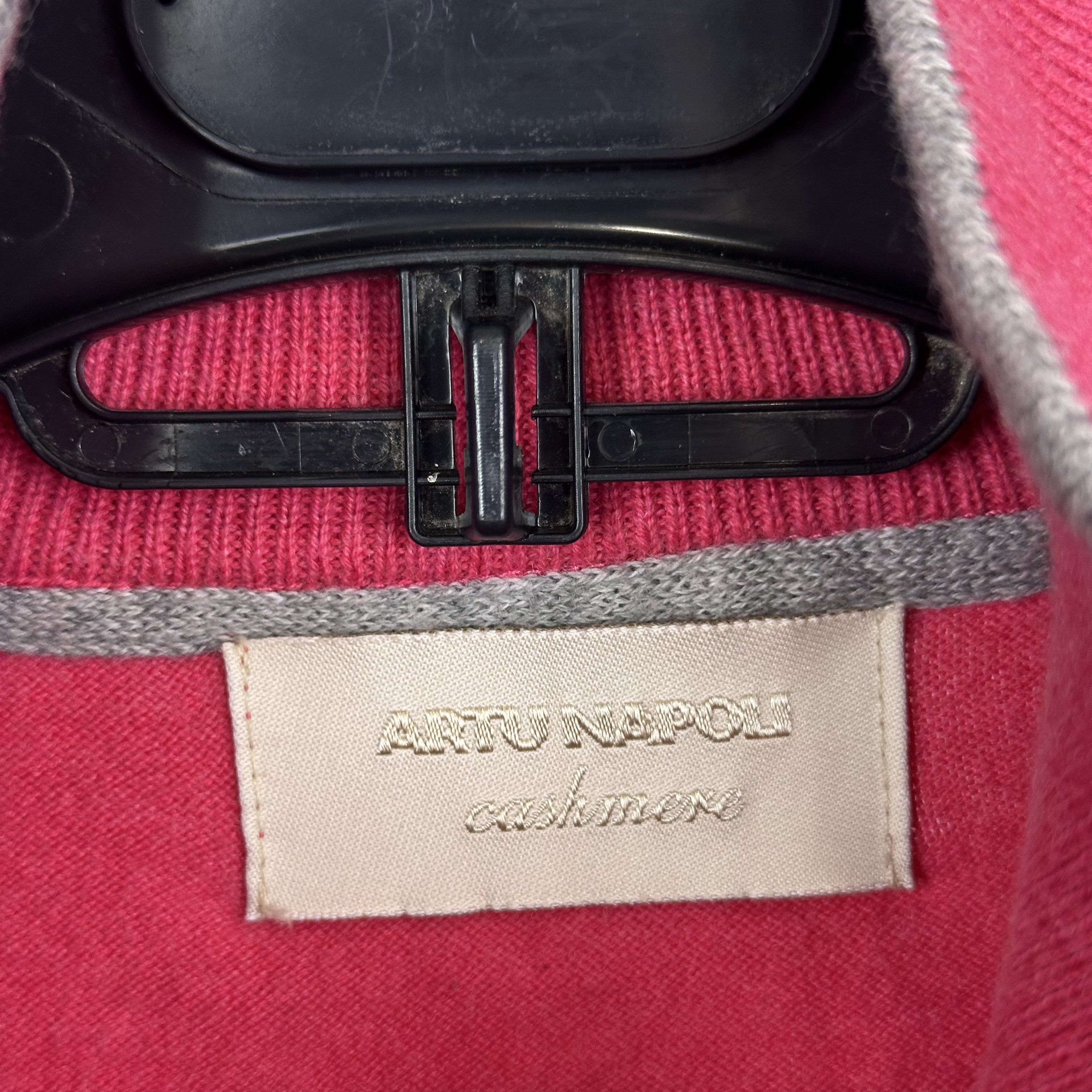 Other Atru Napoli cashmere full zip sweater pink M Size US M / EU 48-50 / 2 - 5 Thumbnail