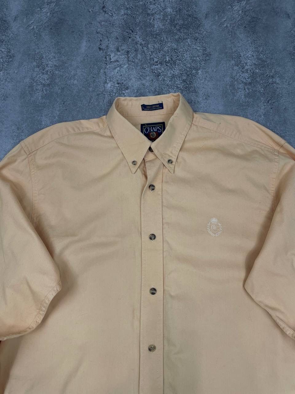 Chaps Ralph Lauren Chaps Ralph Lauren Vintage Men Shirt Button Down Yellow Size US L / EU 52-54 / 3 - 2 Thumbnail