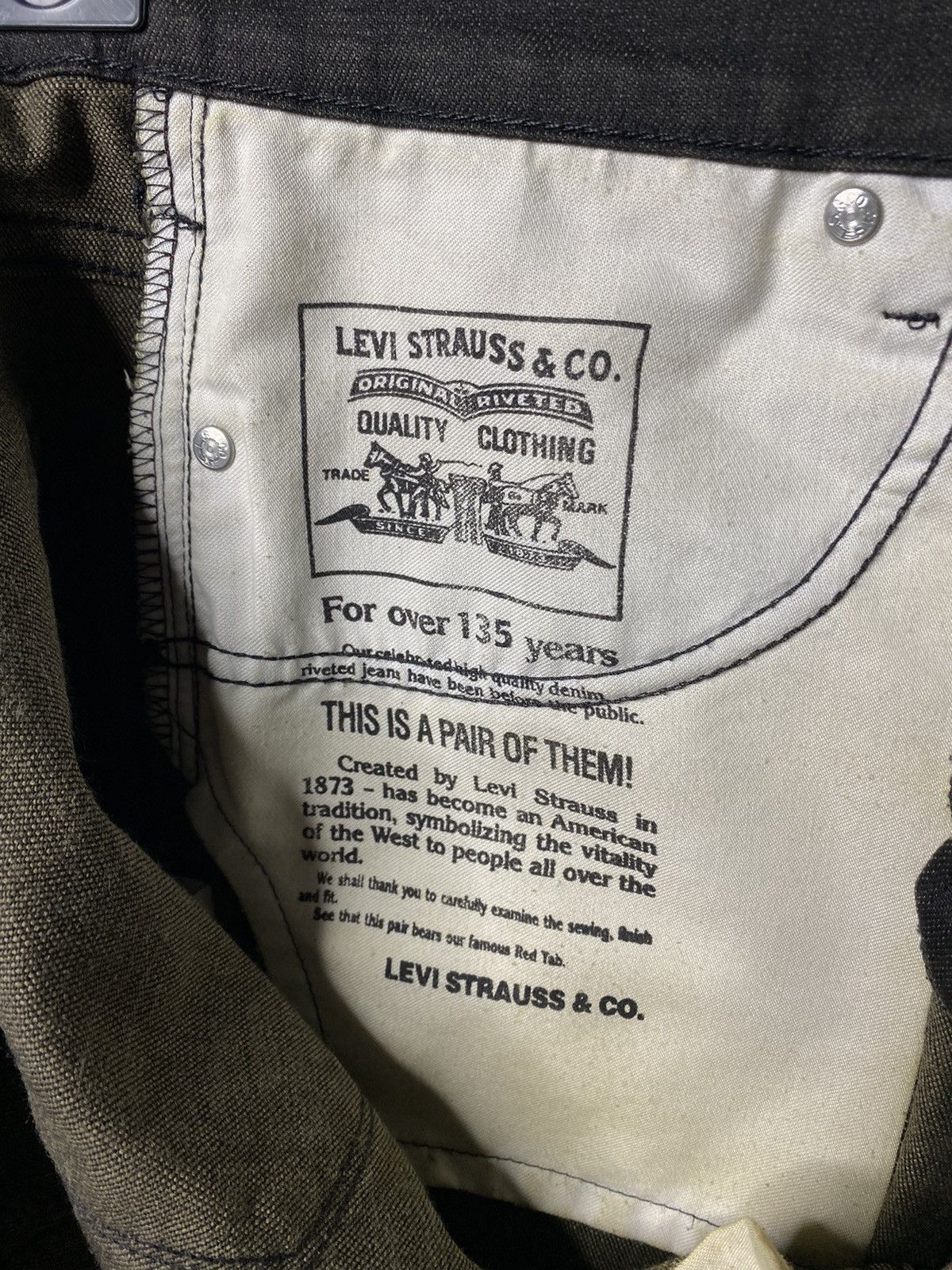 Levi's × Vintage Levi’s 519 slim jeans denim pants 32x34 Size US 32 / EU 48 - 8 Thumbnail