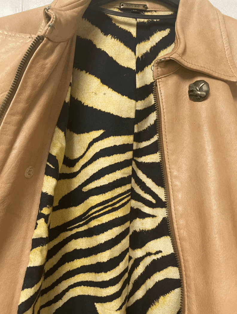 Roberto Cavalli × Vintage Roberto Cavalli Jacket Trench Leather Suede Coat Vintage Size M / US 6-8 / IT 42-44 - 2 Thumbnail