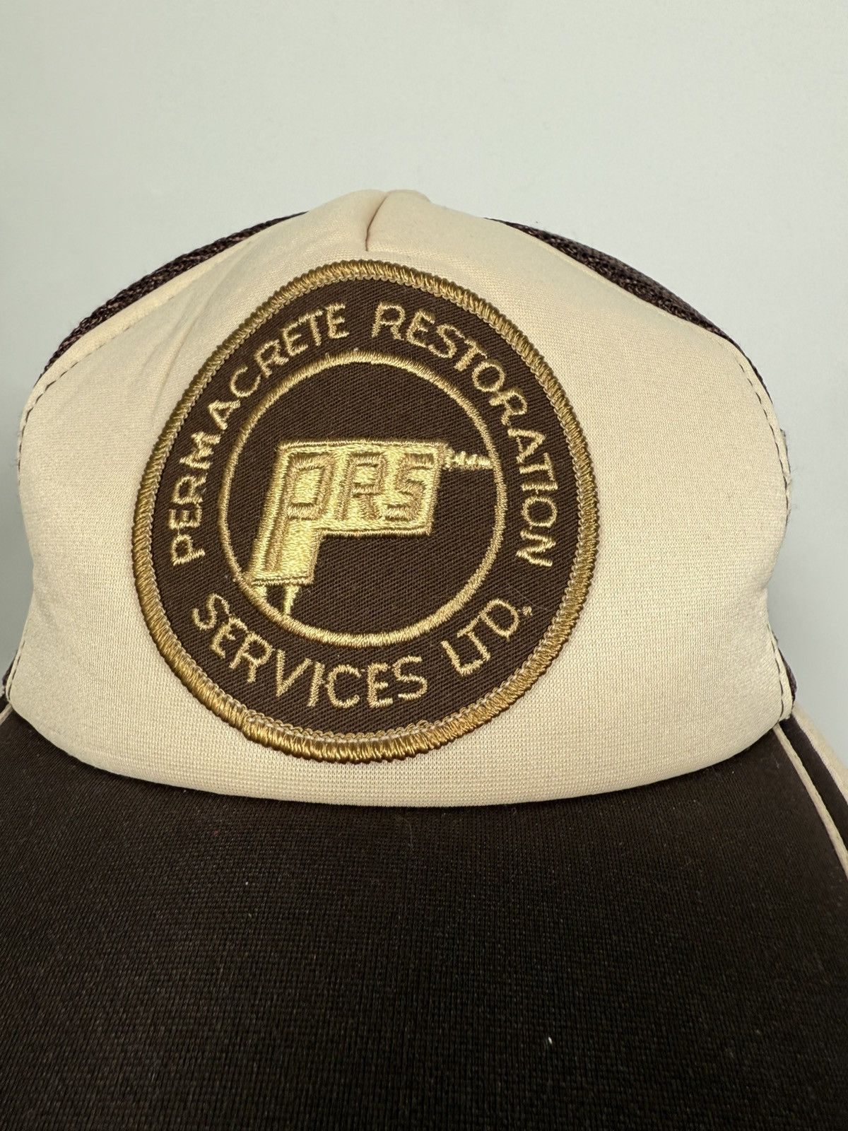Vintage Vintage Permacrete Restoration Services Trucker Hat Size ONE SIZE - 2 Thumbnail