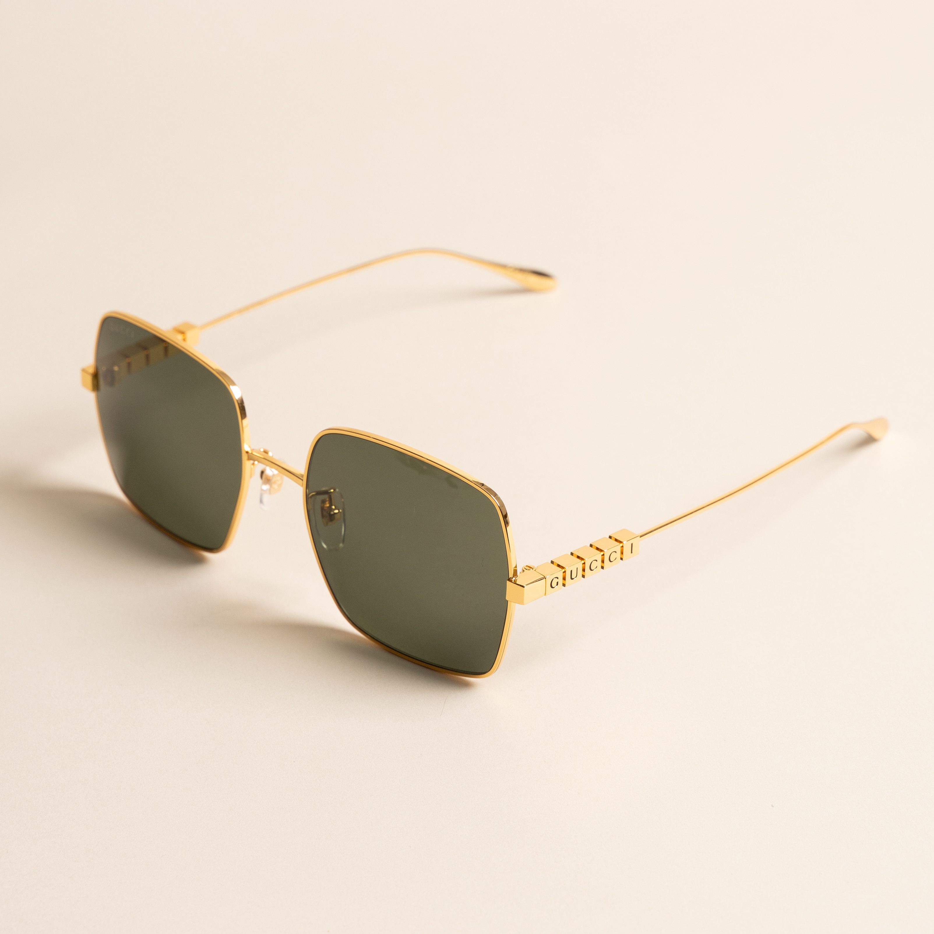 Gucci GUCCI GG1434S 002 Sunglasses GOLD Size ONE SIZE - 1 Thumbnail