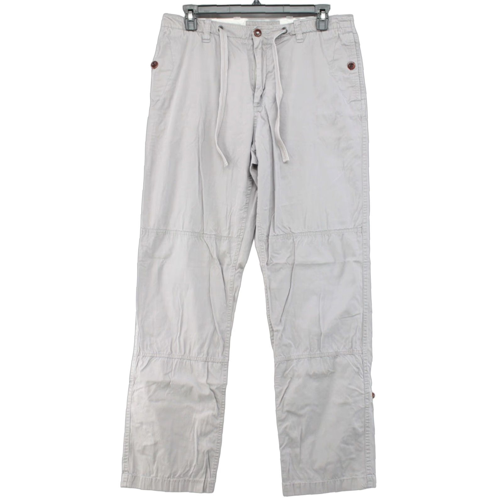 J. Crew Lightweight Beach Pants Men 36X34 Relaxed Fit Roll Tab Leg Mid Rise Crop Pants
