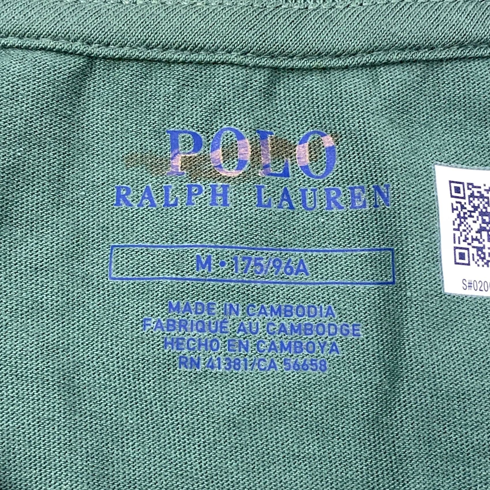 Polo Ralph Lauren Polo Ralph Lauren Green Cotton V-Neck T-Shirt Men Medium Classic Heritage Casual Size US M / EU 48-50 / 2 - 3 Thumbnail