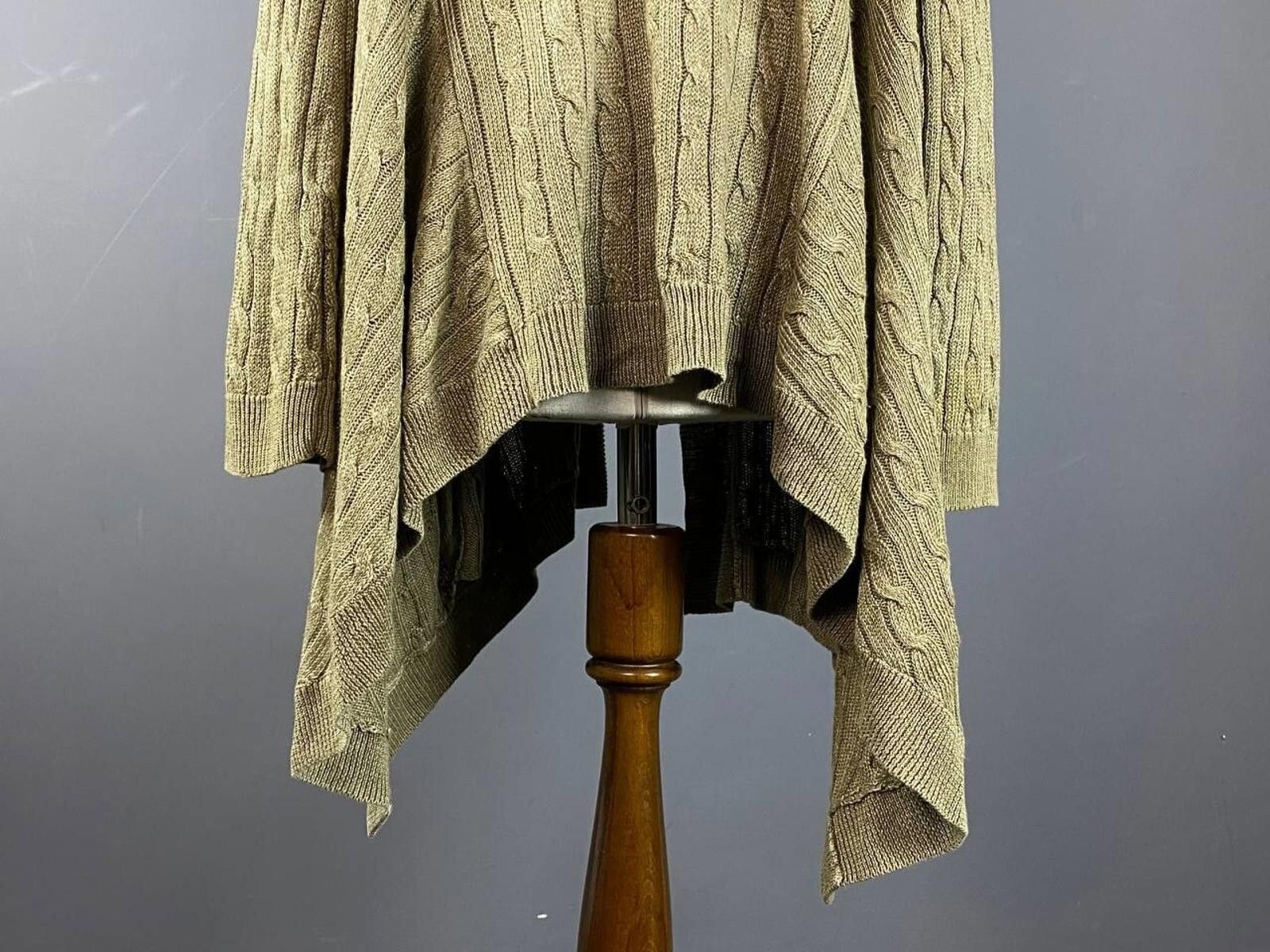 Lauren Ralph Lauren Ralph Lauren Khaki Linen Cable Knit Cardigan Sweater Size M Size M / US 6-8 / IT 42-44 - 8 Thumbnail