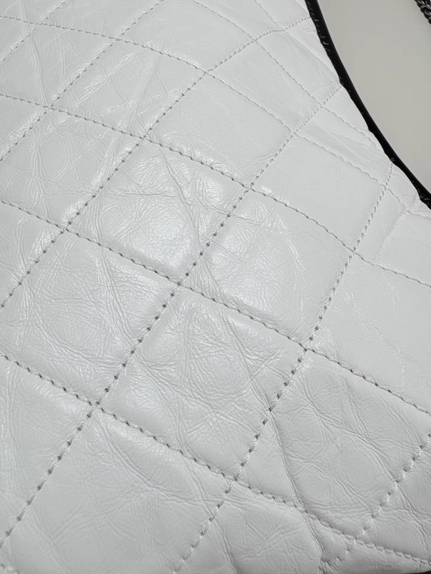 Chanel CHANEL Gabrielle Black White Leather Hobo K1 Size ONE SIZE - 5 Thumbnail
