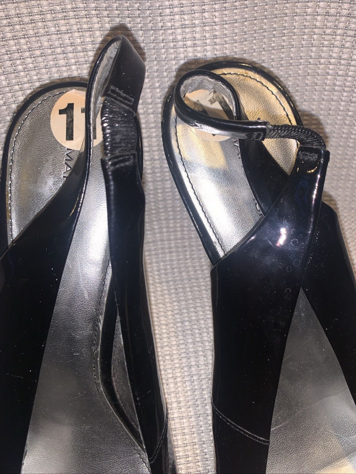 Marc Fisher Marc Fisher black size 11 sling back patent leather Size US 11 / IT 41 - 12 Thumbnail