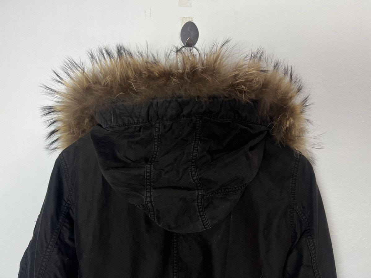 Japanese Brand Vintage Back Number Military Faux Fur Fishtail Parka Size US S / EU 44-46 / 1 - 6 Thumbnail