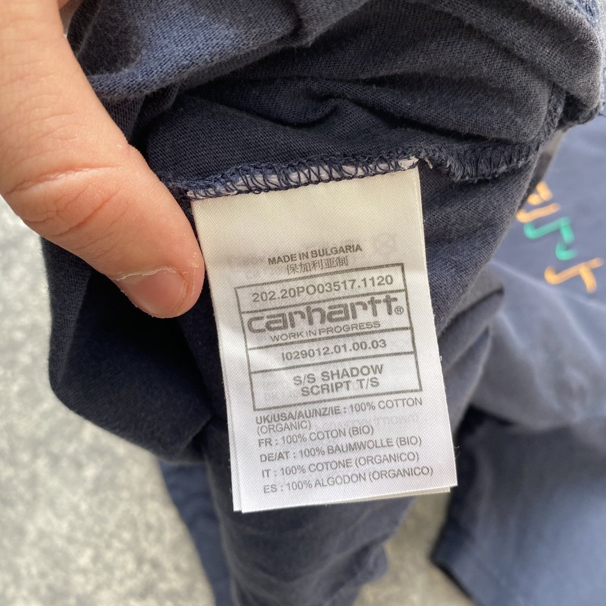 Carhartt Wip × Vintage Vintage Carhartt WIP Big logo y2k Streetwear tee Size US S / EU 44-46 / 1 - 9 Thumbnail