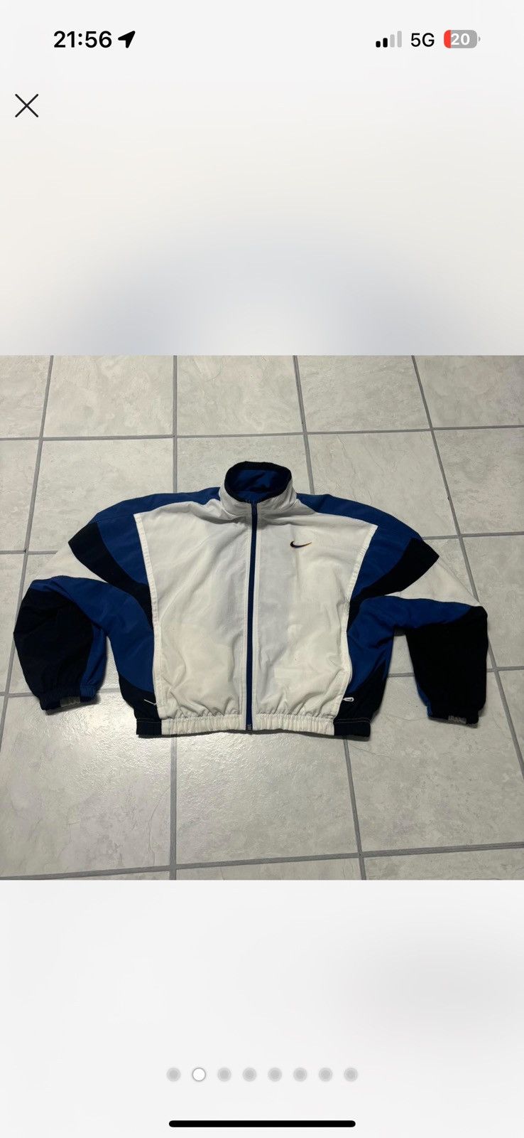 Nike Mens nike color block full zip windbreaker Size US XXS / EU 40 - 1 Thumbnail