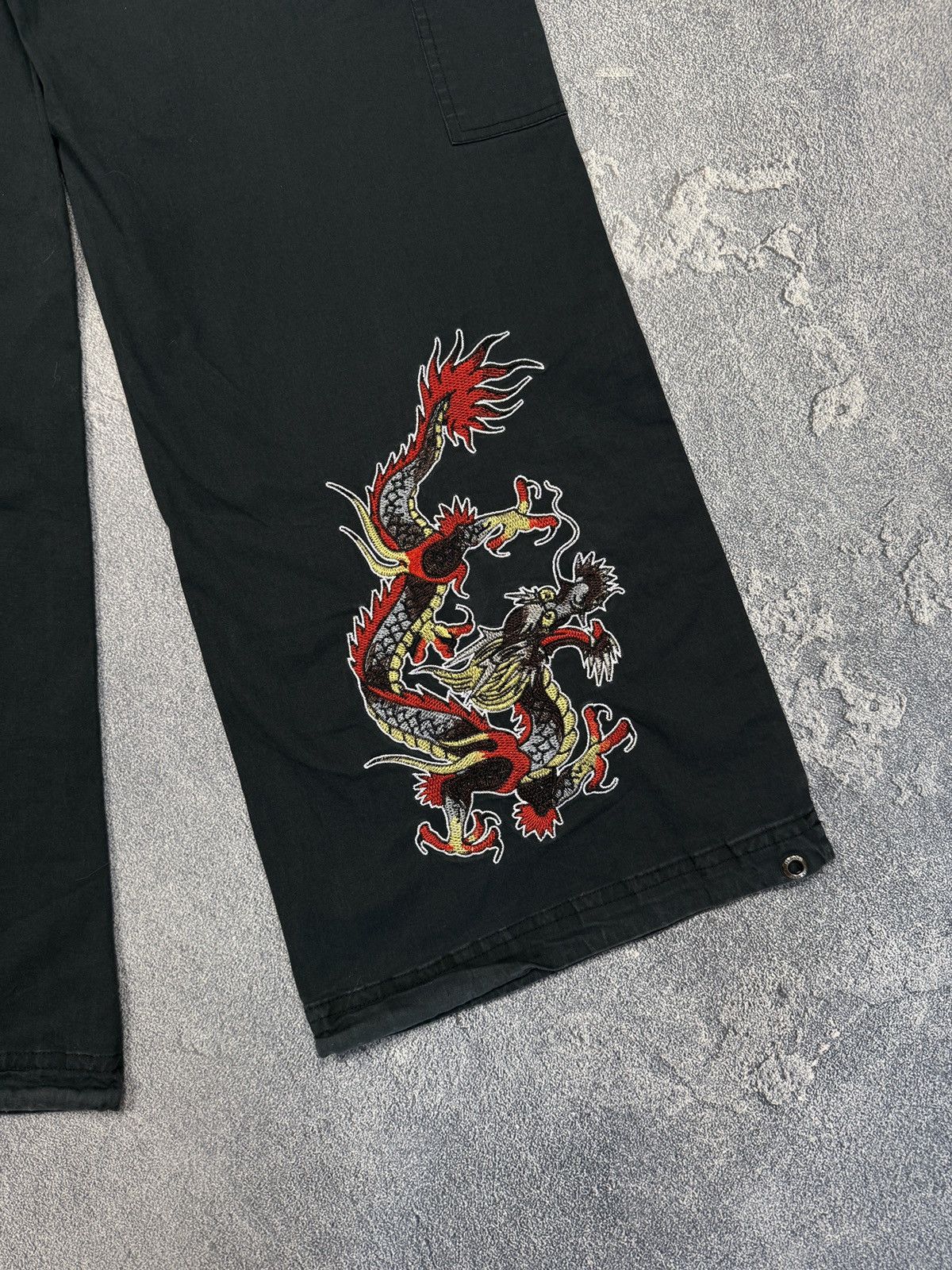 Ed Hardy Women Ed Hardy Pants Vintage Big Logo Y2k Style Rap Size 34" / US 12 / IT 48 - 9 Thumbnail