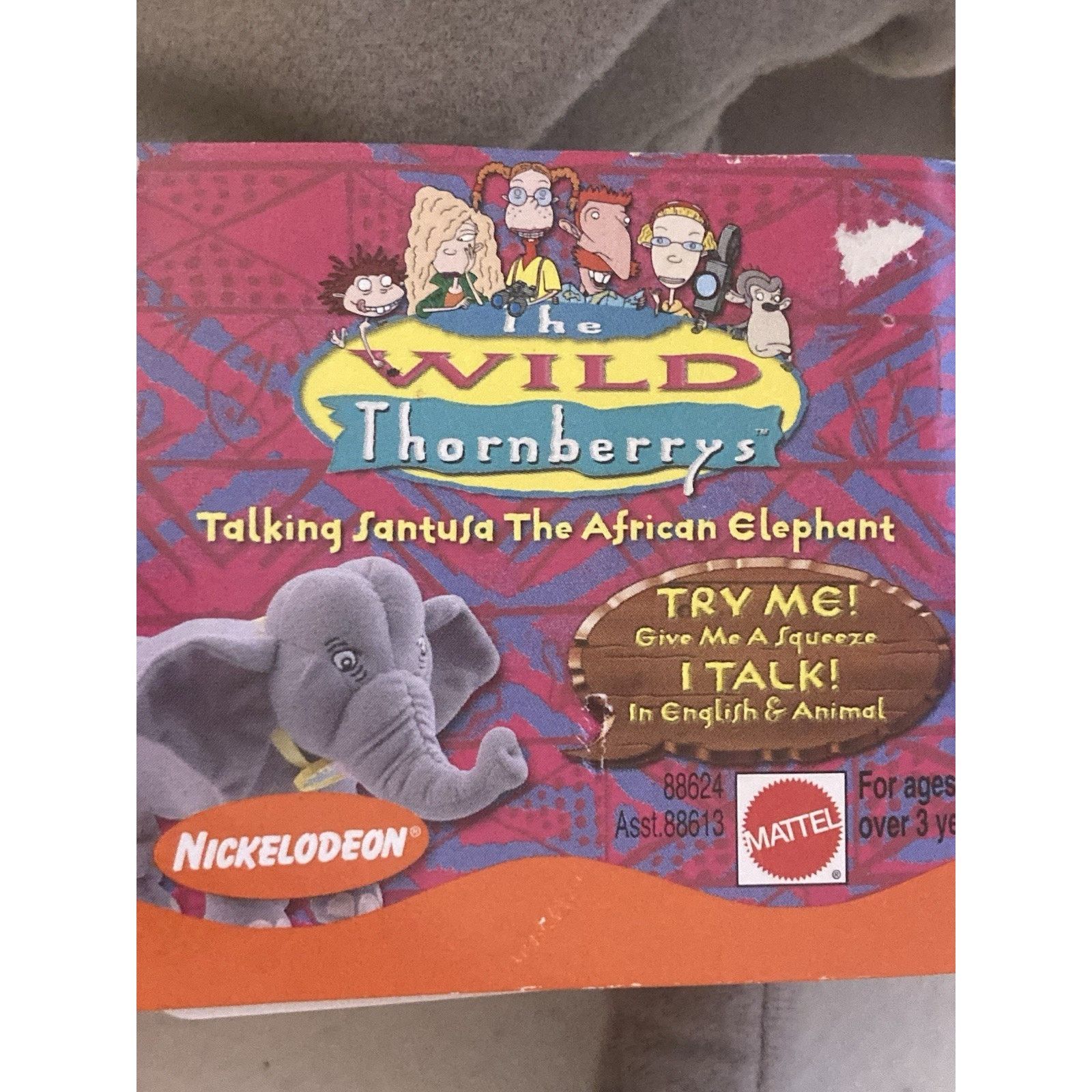 Other Ultra Rare! 2002 The Wild Thornberrys Elephant Plush W/ Tags Size ONE SIZE - 5 Thumbnail