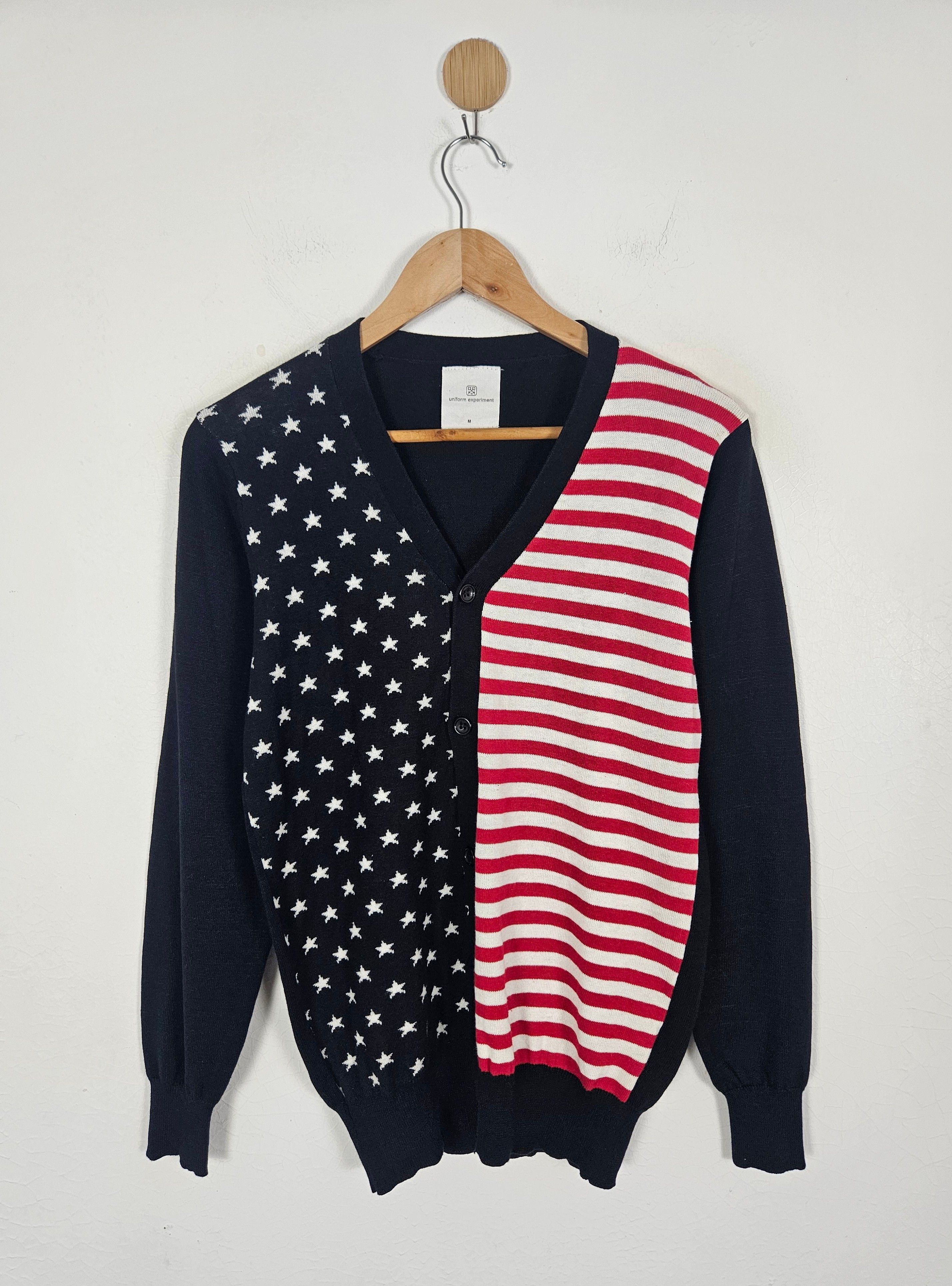 Japanese Brand × uniform experiment Uniform Experiment Stars Stripes Knitwear Size US M / EU 48-50 / 2 - 1 Thumbnail