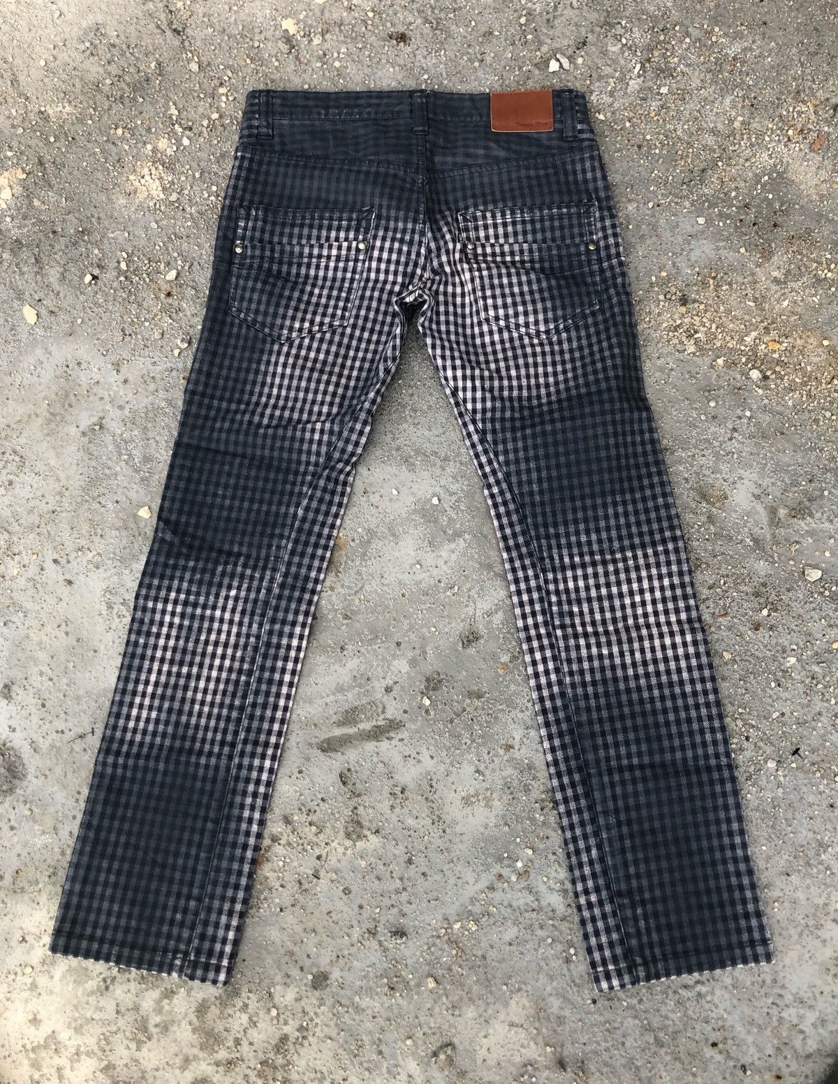If Six Was Nine × Japanese Brand × Tornado Mart 🔥Tornado Mart Checkered Skinny Jeans 🔥 Size US 30 / EU 46 - 5 Thumbnail