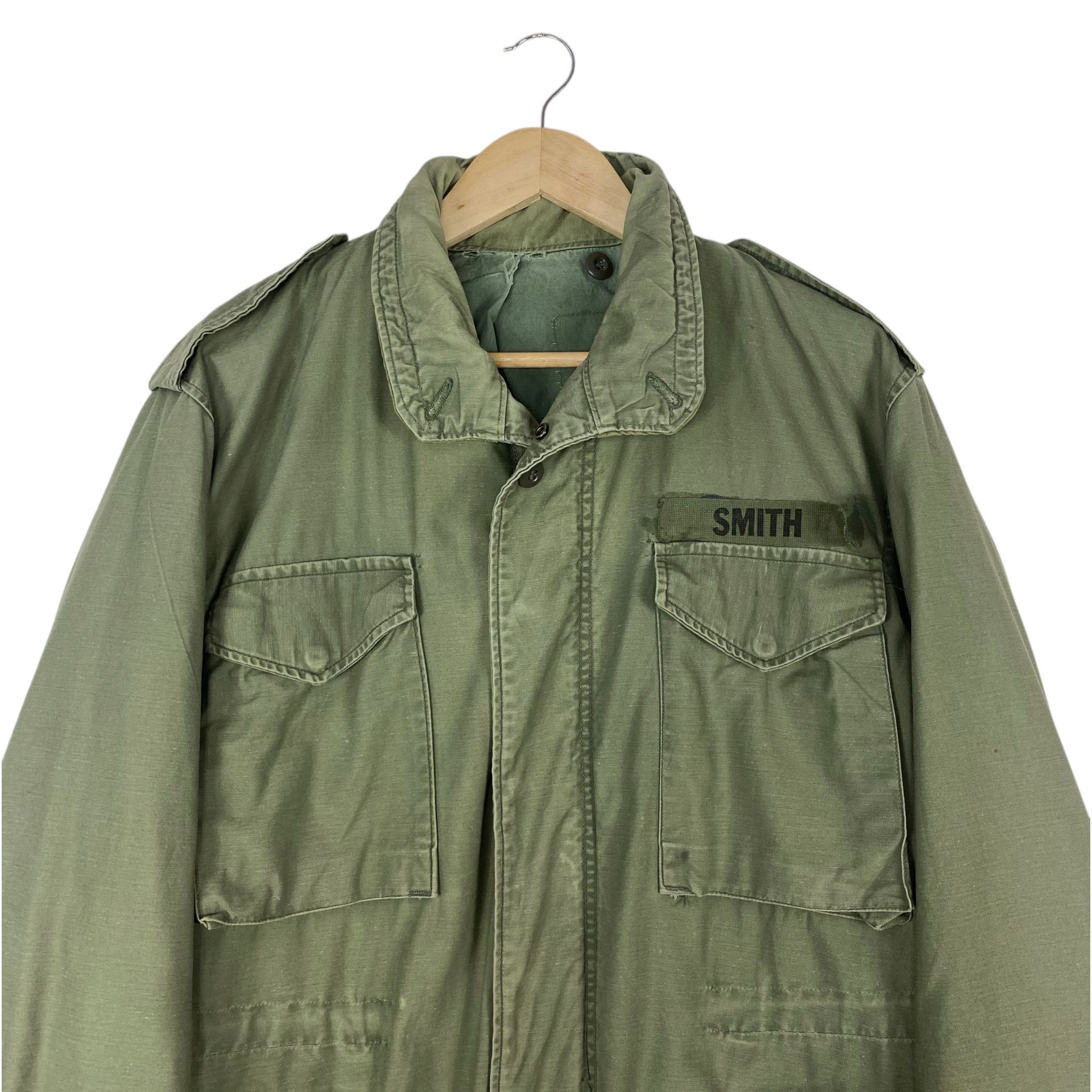Vintage 💥1960 US ARMY M65 FIELD RARE JACKET Size US M / EU 48-50 / 2 - 4 Thumbnail