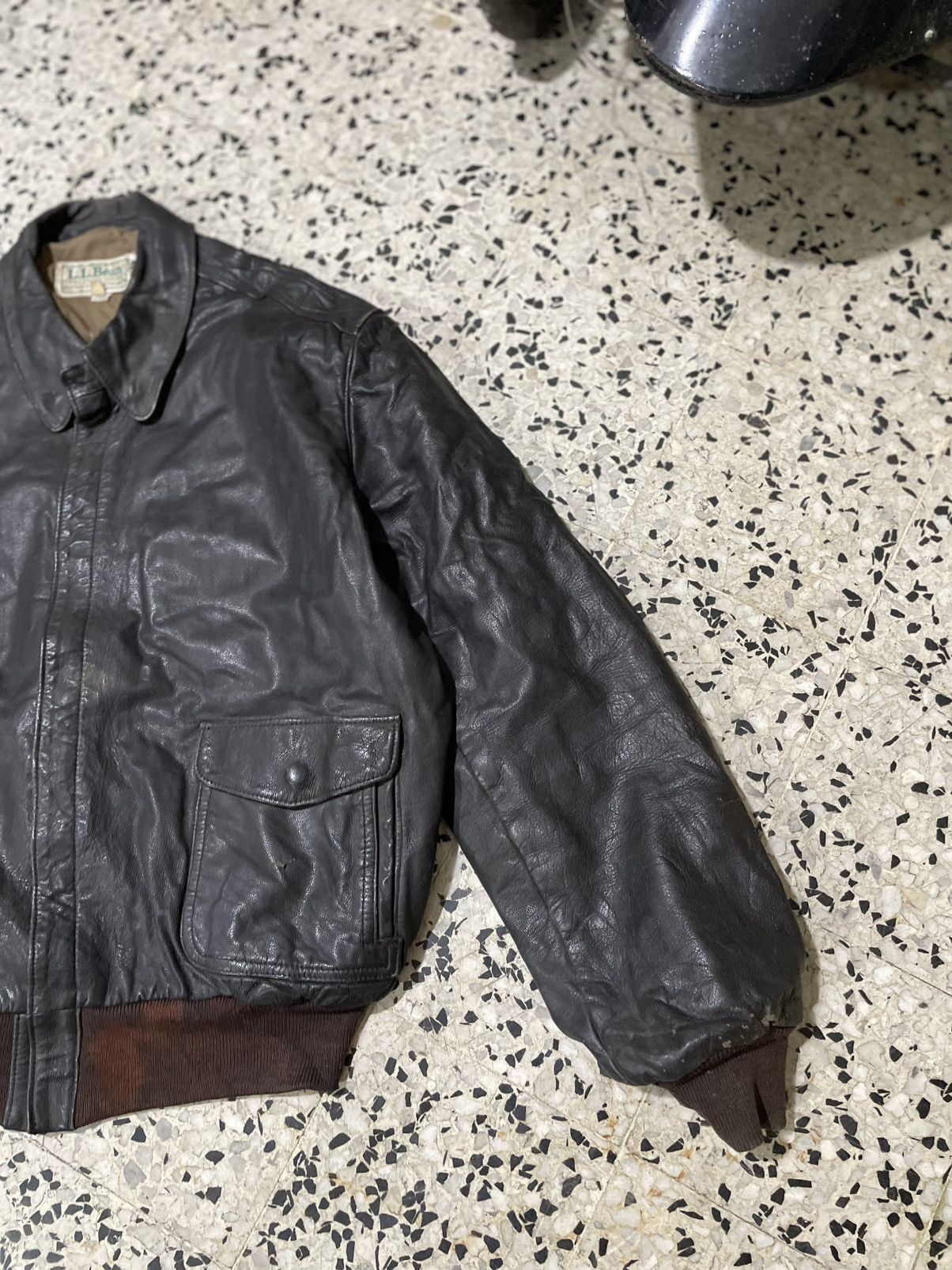 L.L. Bean L.L Bean Flying Tiger A2 Goatskin Jckt Size US L / EU 52-54 / 3 - 4 Thumbnail