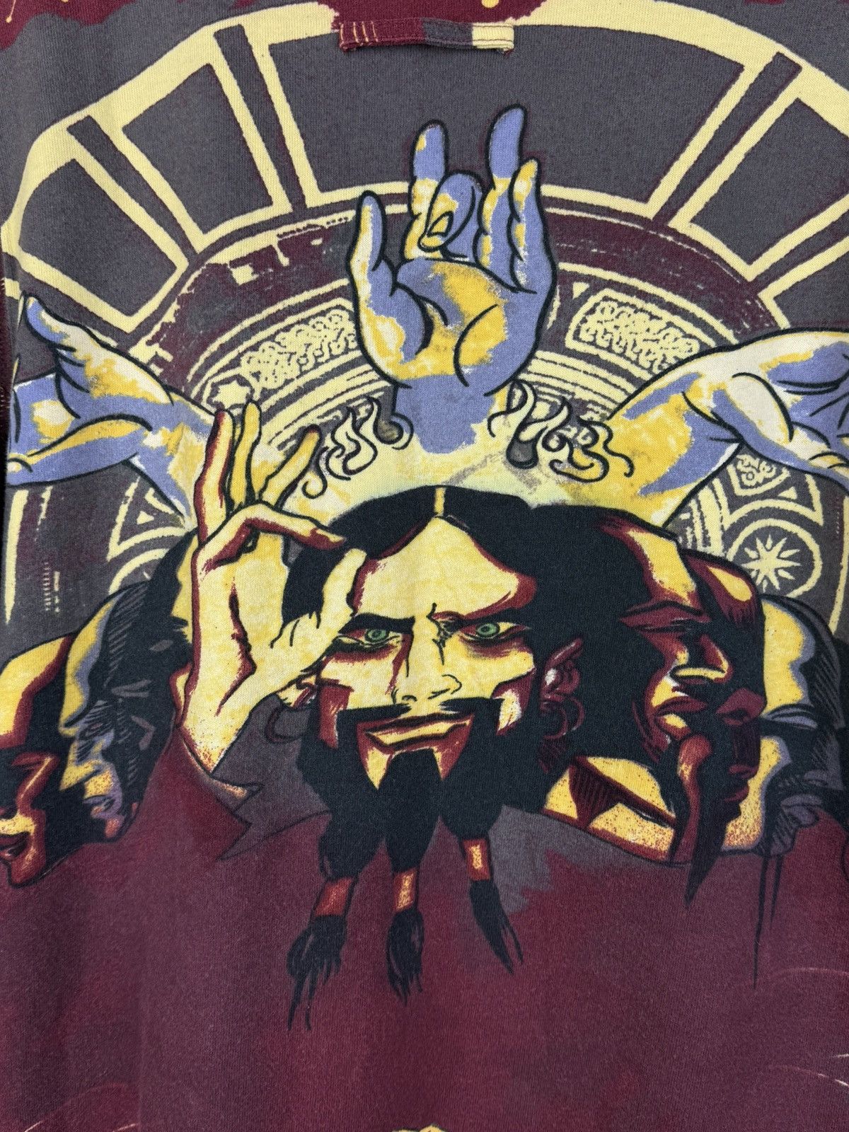 Jean Paul Gaultier 90s Vintage Jean Paul Gaultier Psychedelic Rasta Long Sleeve Size US M / EU 48-50 / 2 - 6 Thumbnail