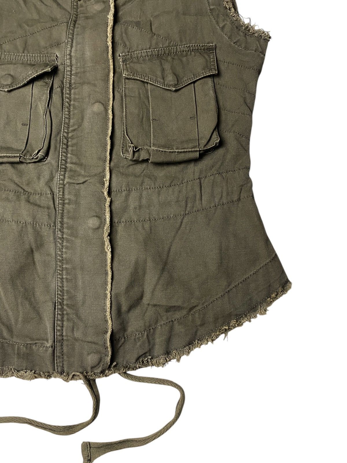 2000's Natural Vintage GOA Bono Laced Vest