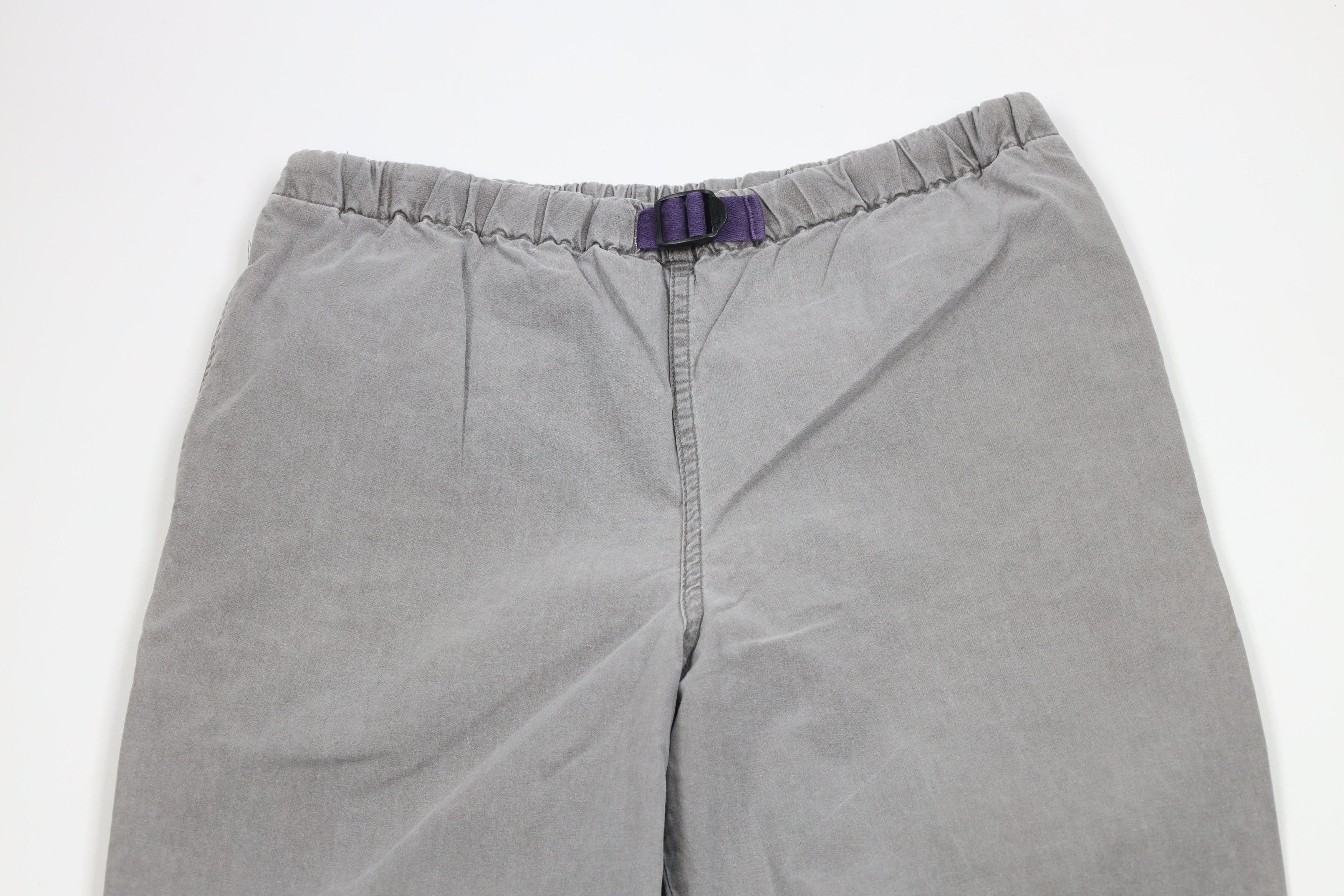 Vintage Vintage 90s Streetwear Stonewash Belted Joggers Pants Gray Size US 36 / EU 52 - 2 Thumbnail