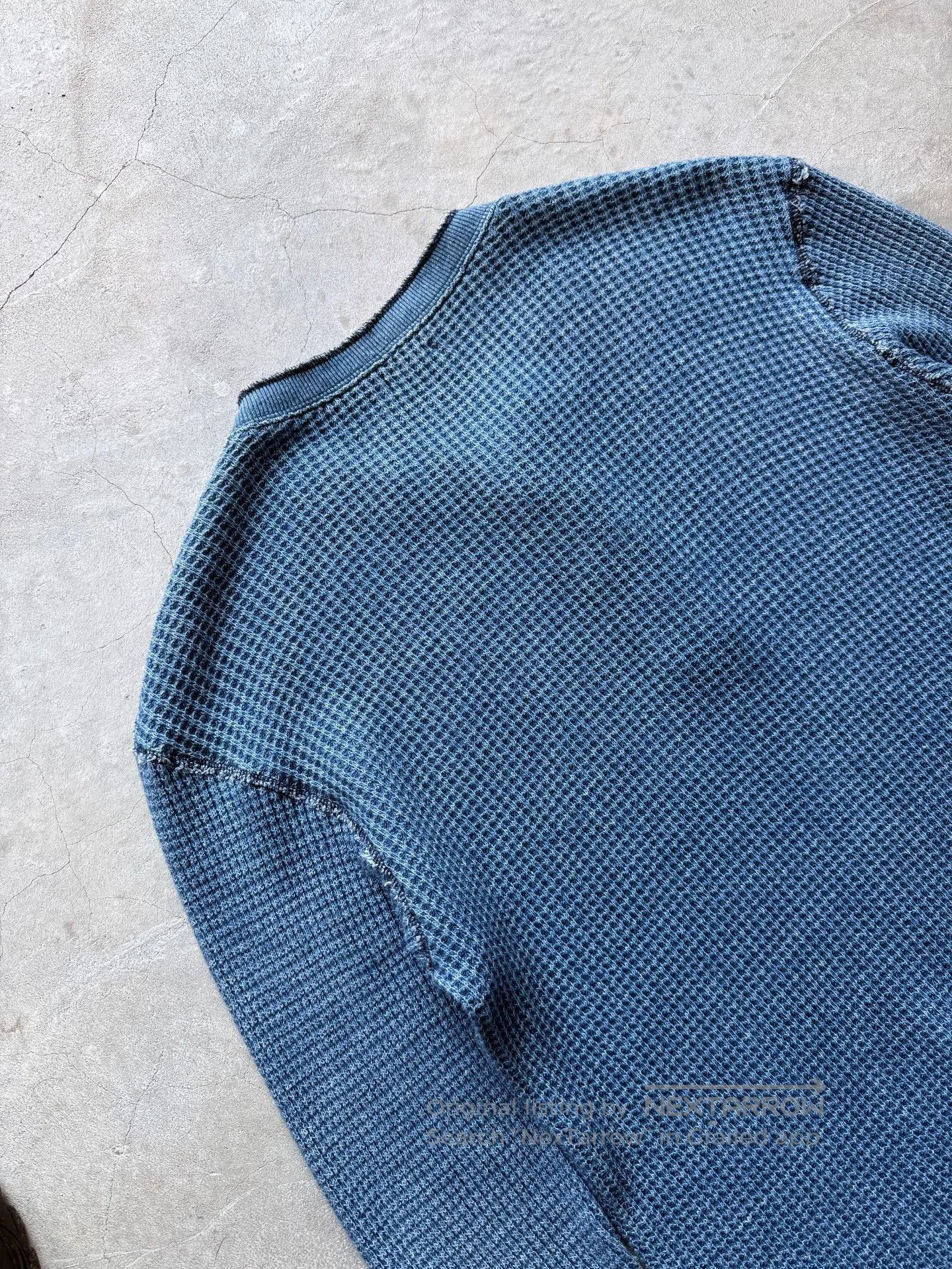 Vintage Vintage 90s Indigo Waffle. Size US L / EU 52-54 / 3 - 9 Thumbnail