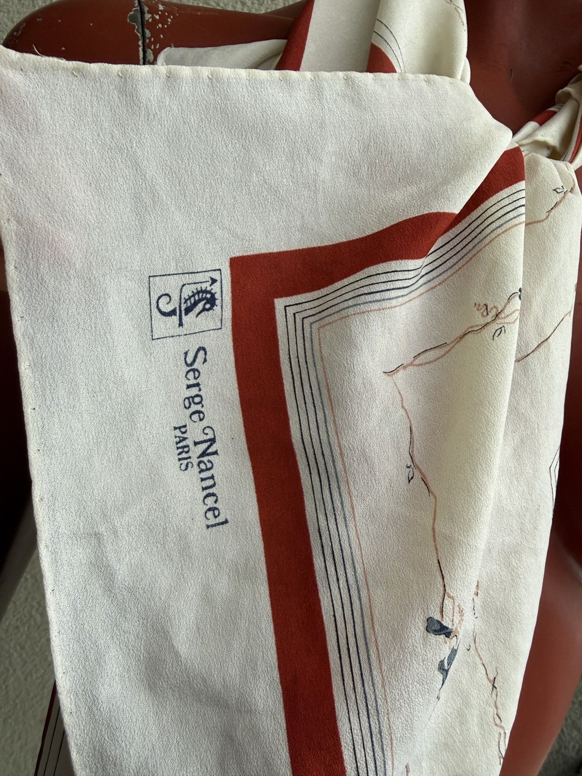 Other Sierge Nancel vintage silk scarf Size ONE SIZE - 2 Thumbnail