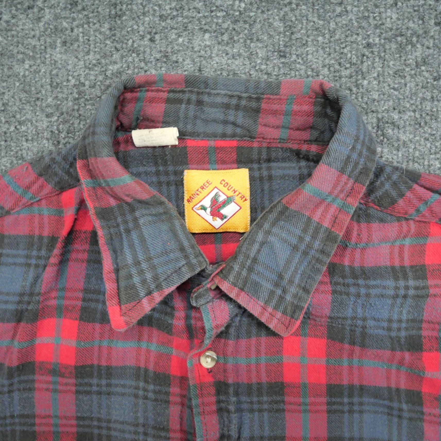 Vintage VINTAGE Raintree Country Flannel Shirt Mens L Red Plaid Button Up 80s Size US L / EU 52-54 / 3 - 3 Thumbnail