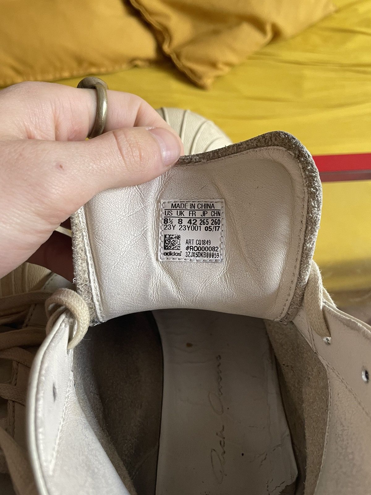 Adidas × Rick Owens Rick Owens x Adidas Mastodon Pro Model IK Size US 8.5 / EU 41-42 - 4 Thumbnail