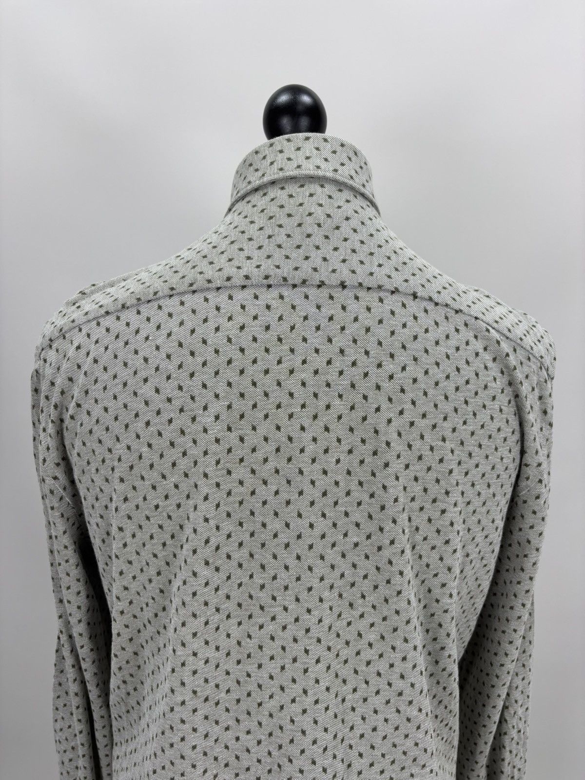 Hugo Boss Mens shirt BOSS Size L Color Gray Size US L / EU 52-54 / 3 - 8 Thumbnail
