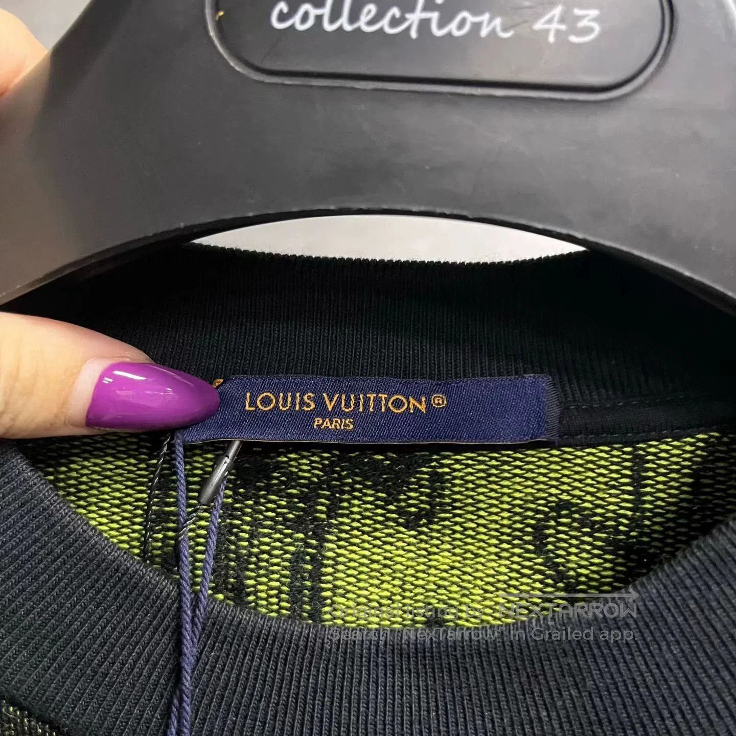 Louis Vuitton louis vuitton black logo embroidered sweatshirt. Size US L / EU 52-54 / 3 - 2 Thumbnail