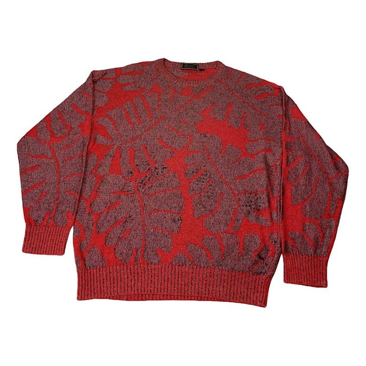 Yves Saint Laurent Red Polyester Knitwear & Sweatshirt Size M / US 6-8 / IT 42-44 - 1 Thumbnail