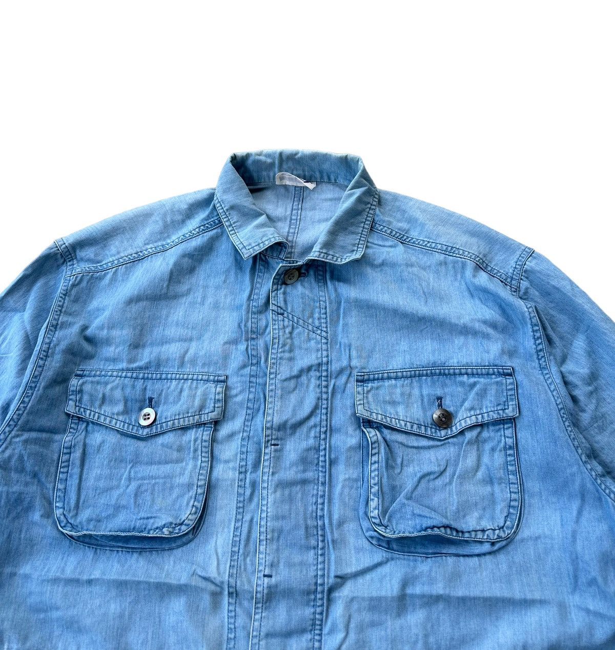 Hai Sporting Gear Hai sporting gear Issey Miyake tactical denim jacket Size US L / EU 52-54 / 3 - 2 Thumbnail