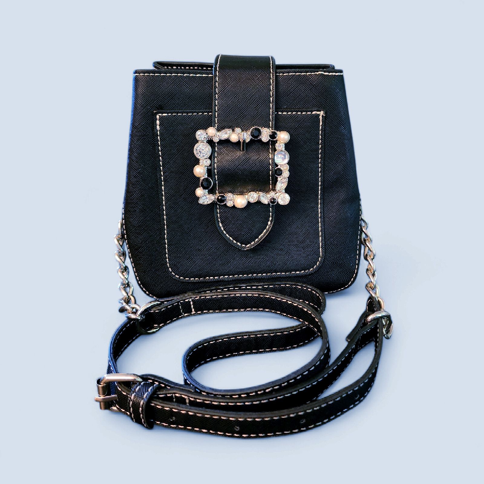 Steve Madden Rare find Steve Madden jeweled faux-leather Mini crossbody Size ONE SIZE - 2 Thumbnail
