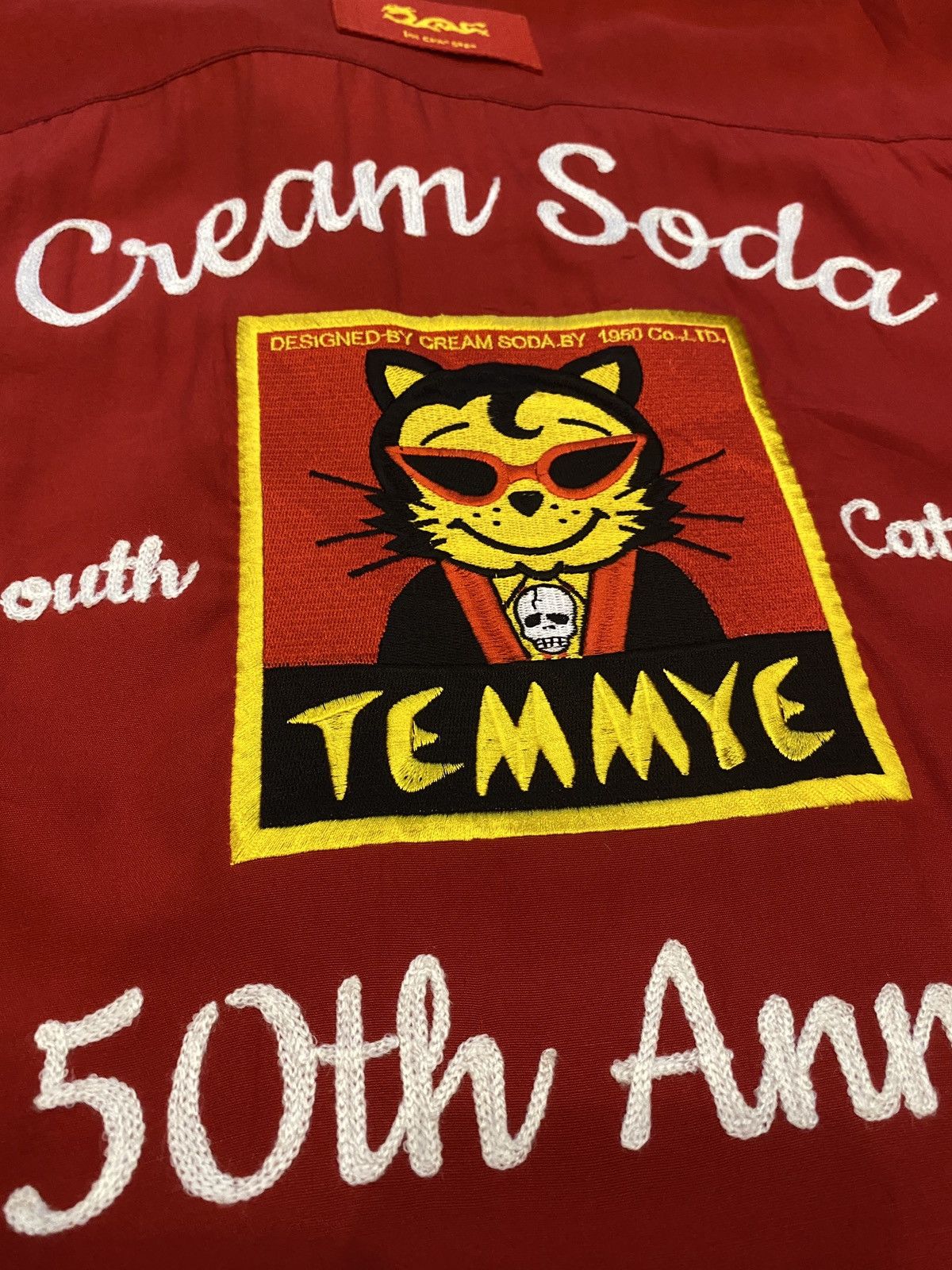 Japanese Brand Cream soda 50th Anniversary Temmye Bowling Shirt Size US M / EU 48-50 / 2 - 5 Thumbnail