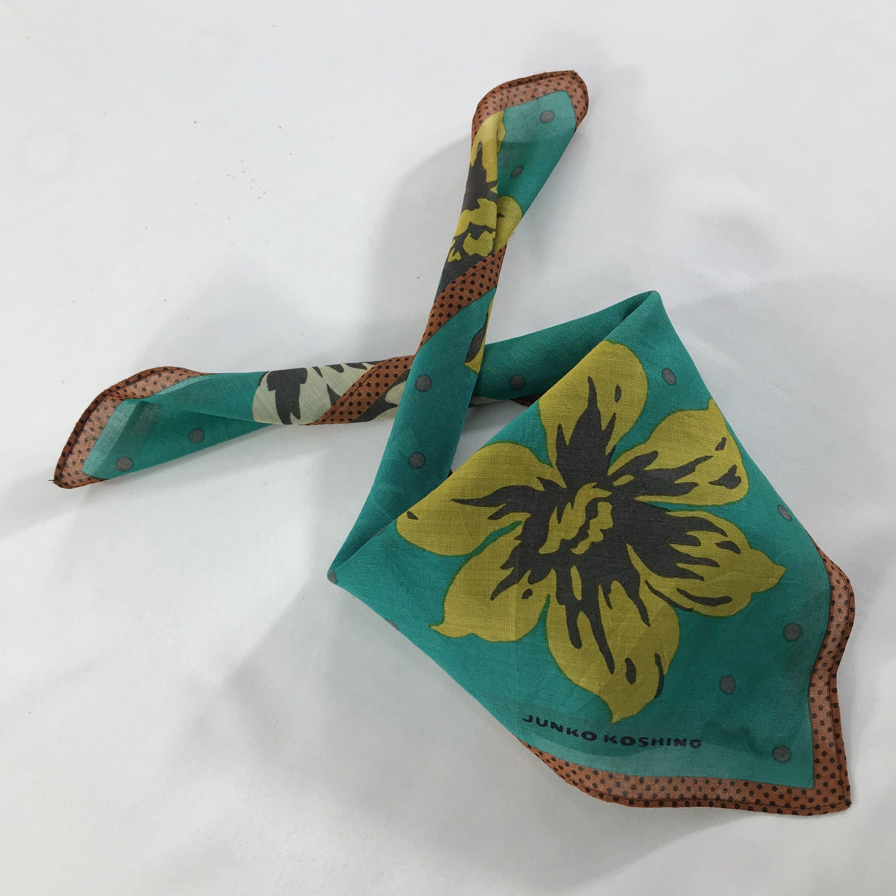 Mr. Junko × Vintage Mr. Junko Bandana / Handkerchief / Neckerchief - S1288 Size ONE SIZE - 4 Thumbnail