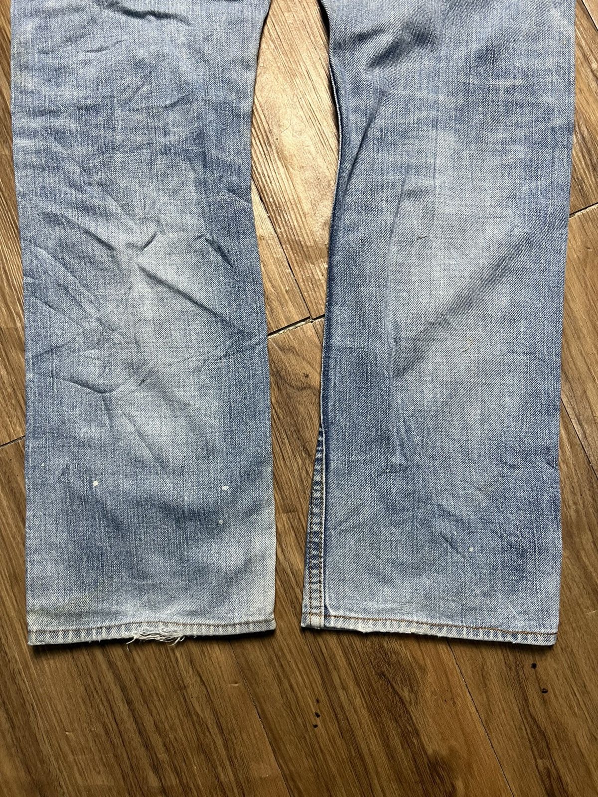 Johnbull Vtg Johnbull Japan Distressed Denim Jeans Paint Splatter(45) Size US 28 / EU 44 - 17 Thumbnail