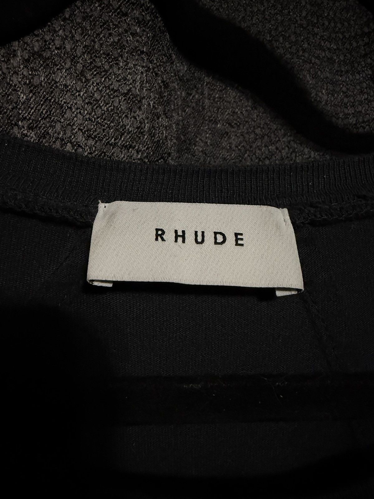 Rhude Pocket Logo Tshirt in Vintage Black/Red Size US M / EU 48-50 / 2 - 3 Thumbnail