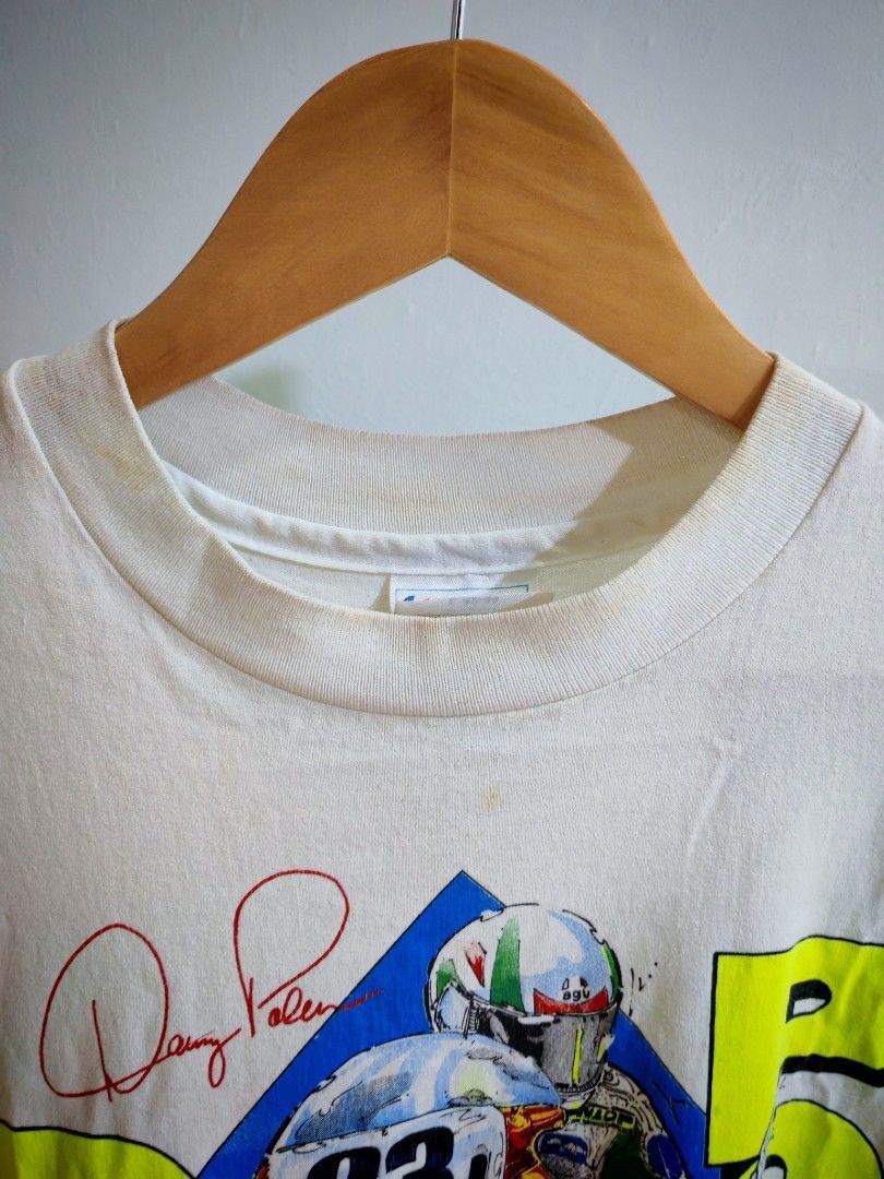 Vintage Vintage 90s Doug Polen Ducati Corse Tee Hanes USA Size US L / EU 52-54 / 3 - 6 Thumbnail