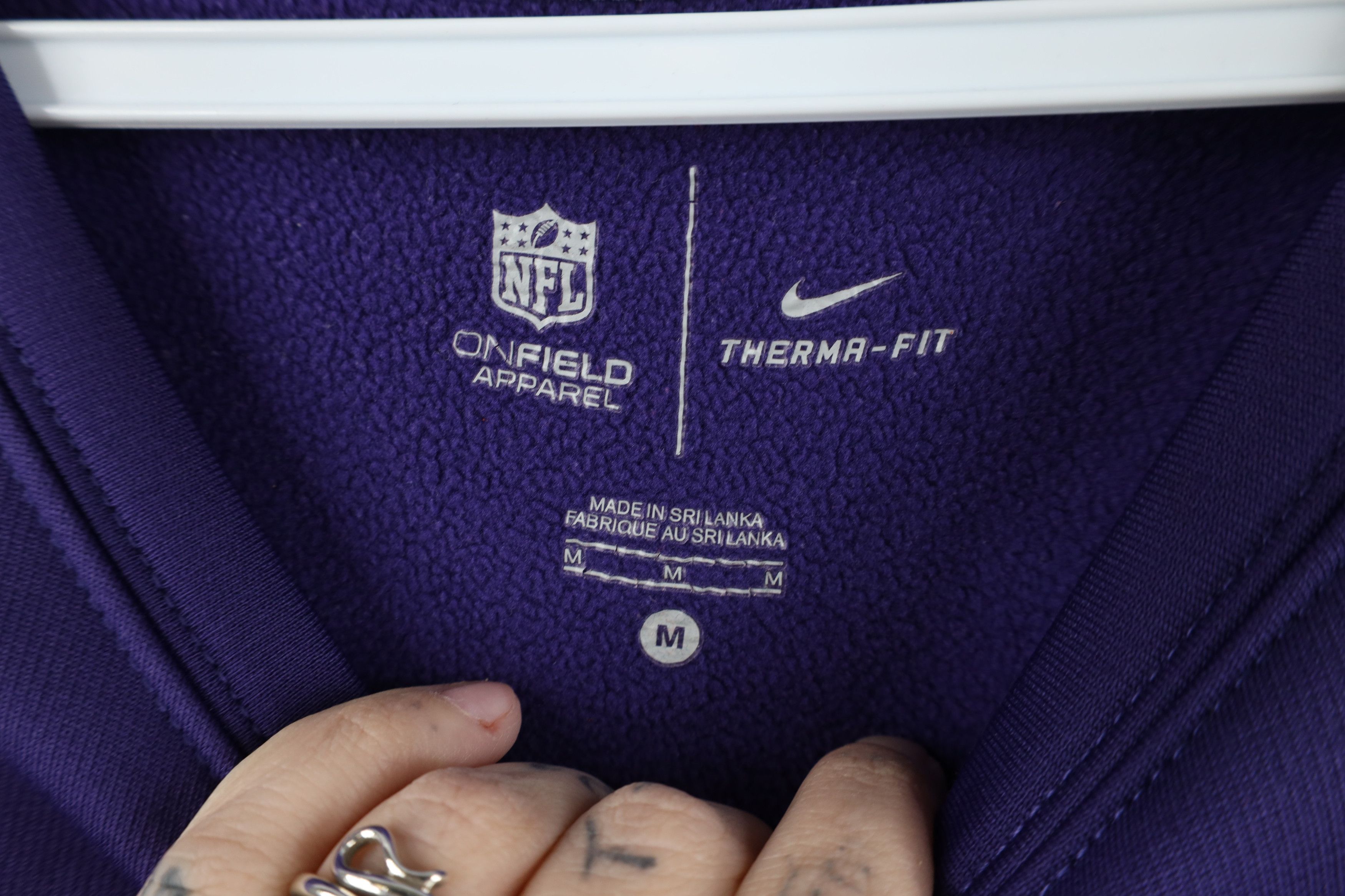 Nike Nike On Field Ravens Football Crewneck Sweatshirt Purple Size US M / EU 48-50 / 2 - 10 Thumbnail