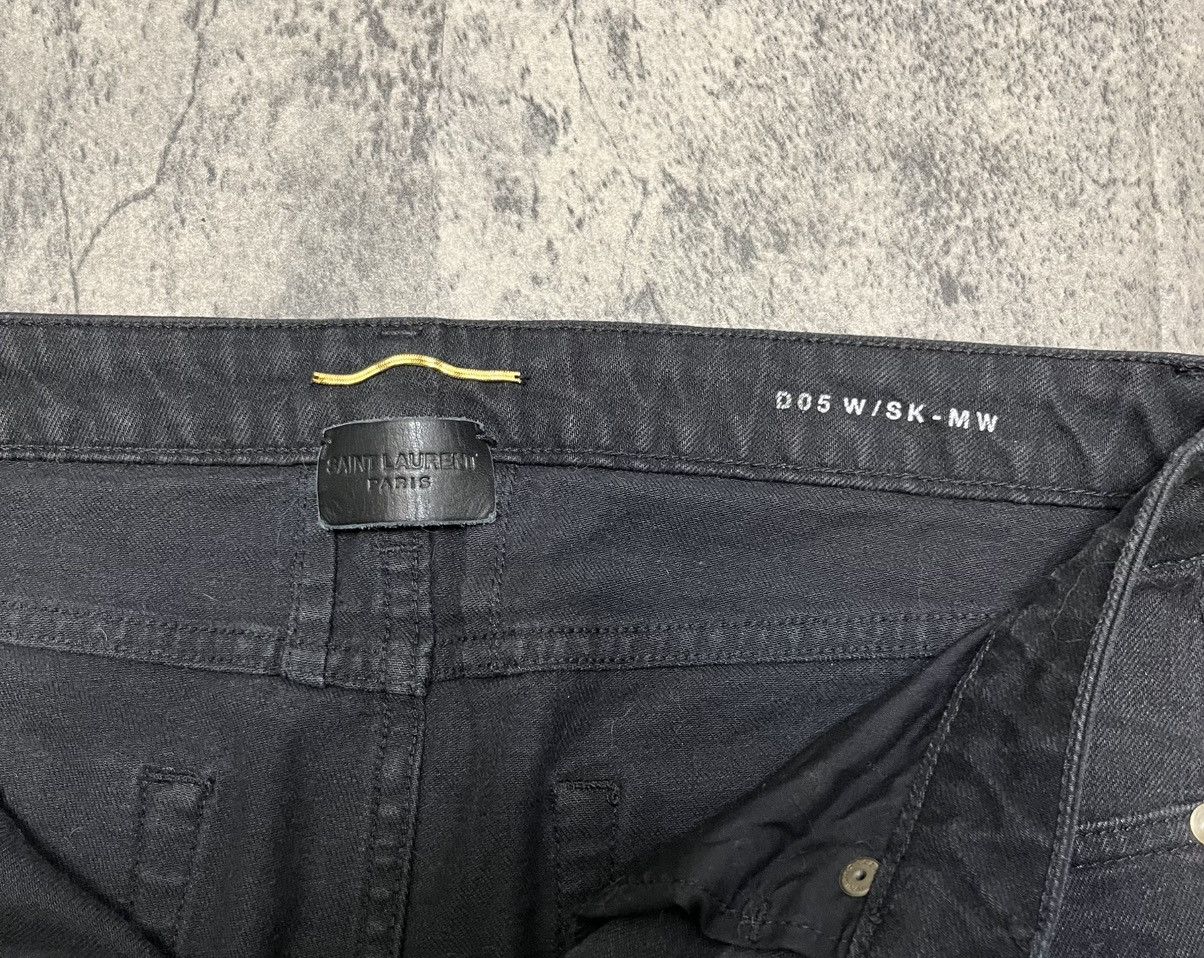 Saint Laurent Paris Saint Laurent Jeans Black Denim Size US 31 - 3 Thumbnail