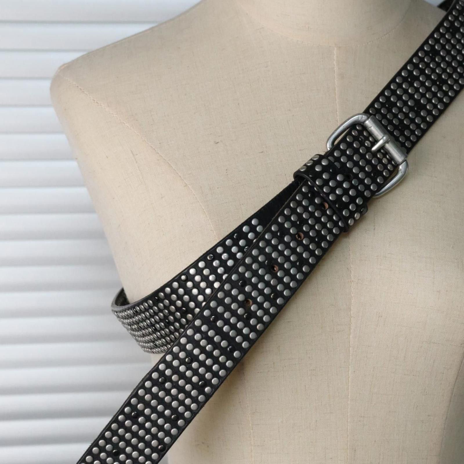 LIEBESKIND BERLIN Liebeskind Deadstock Hand Made Studded Pin Buckle Belt Size ONE SIZE - 4 Thumbnail