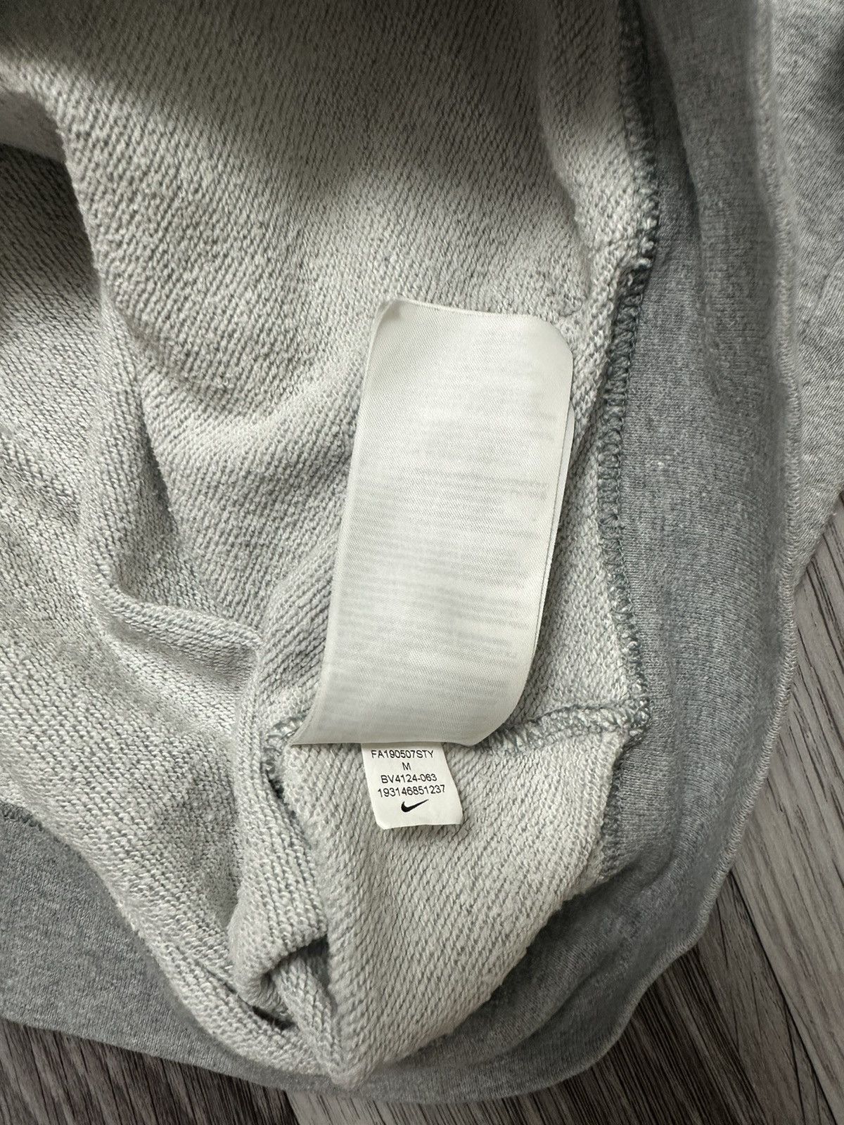 Nike Nike basic streetwear sportswear grey rap hoodie size M y2k Size US M / EU 48-50 / 2 - 5 Thumbnail