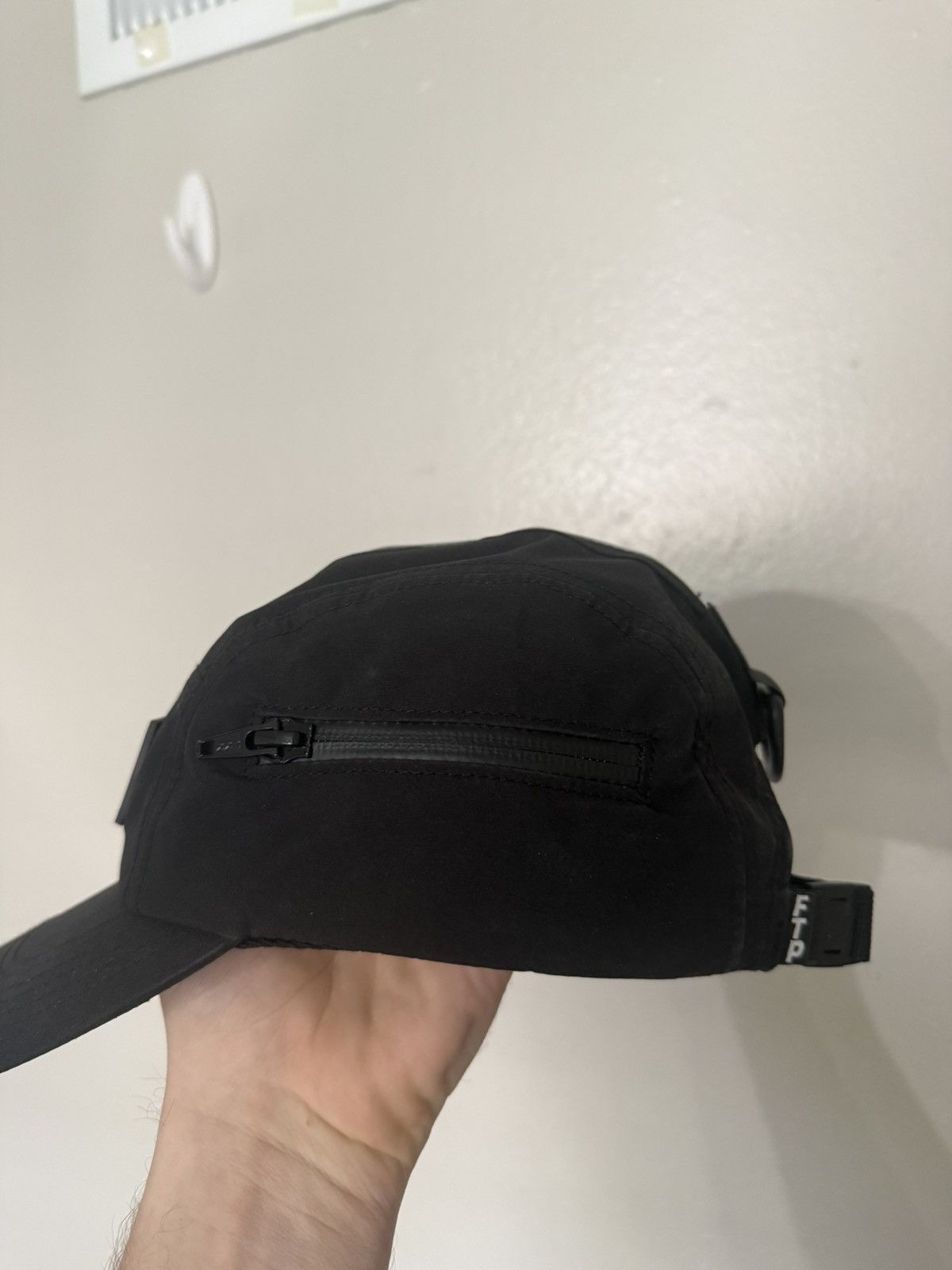 Fuck The Population FTP F-Tec Hi Vis Camp Hat Black Silver Size ONE SIZE - 6 Thumbnail
