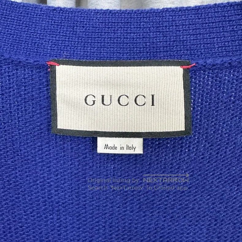 Gucci Gucci Blue cardigan coat Size S / US 4 / IT 40 - 4 Thumbnail