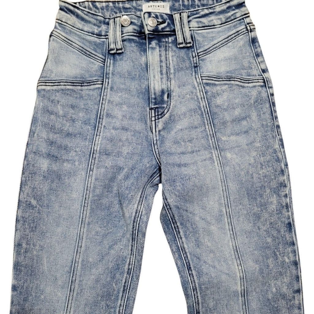 Other Artemis Vintage Eileen Hi-Rise Stretch Flare Jean Size 5/26. Size 26" / US 2 / IT 38 - 9 Thumbnail