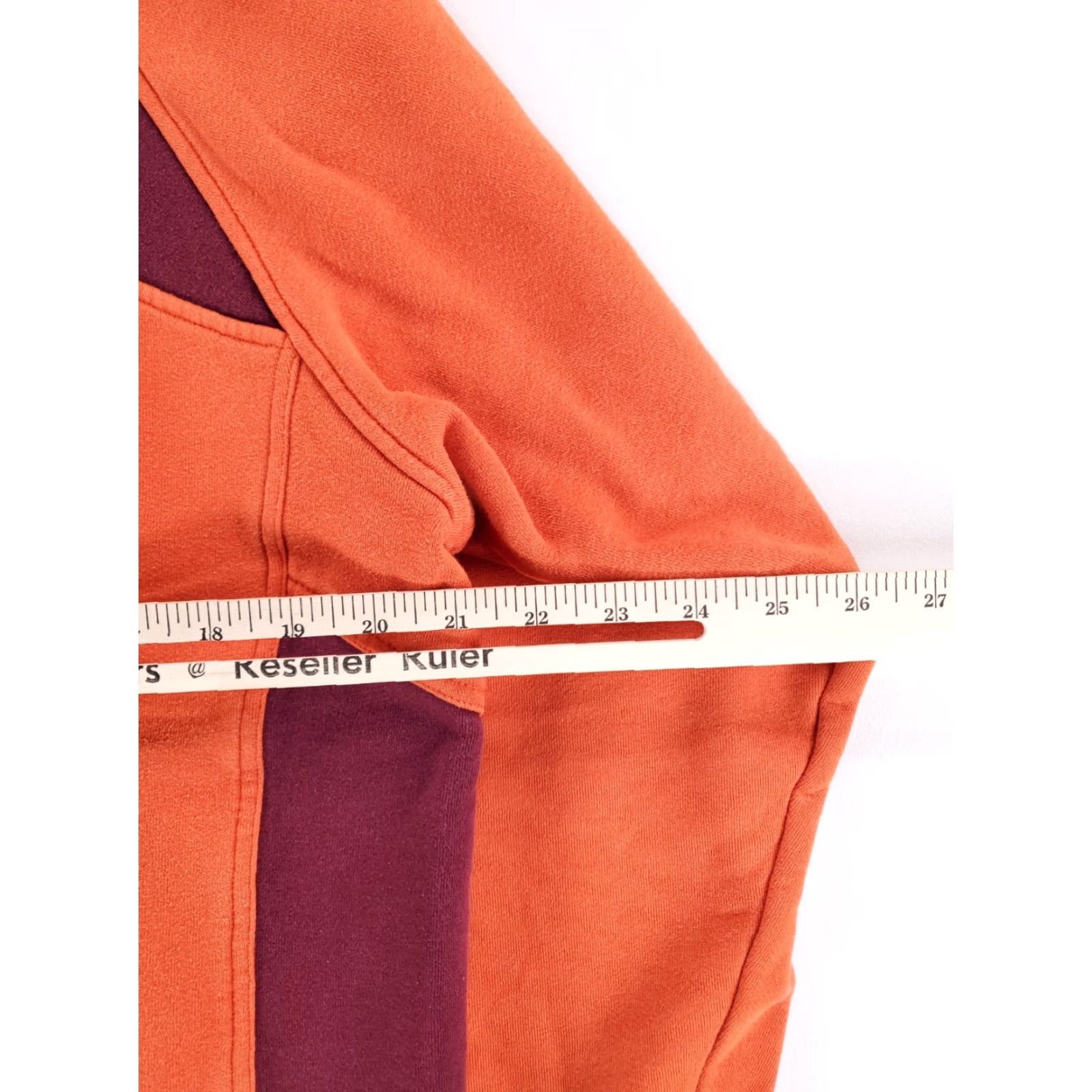 Nike Nike Virginia Tech Hoodie Sweatshirt Orange Kangaroo Pocket Embroidered Mens S Size US S / EU 44-46 / 1 - 8 Thumbnail