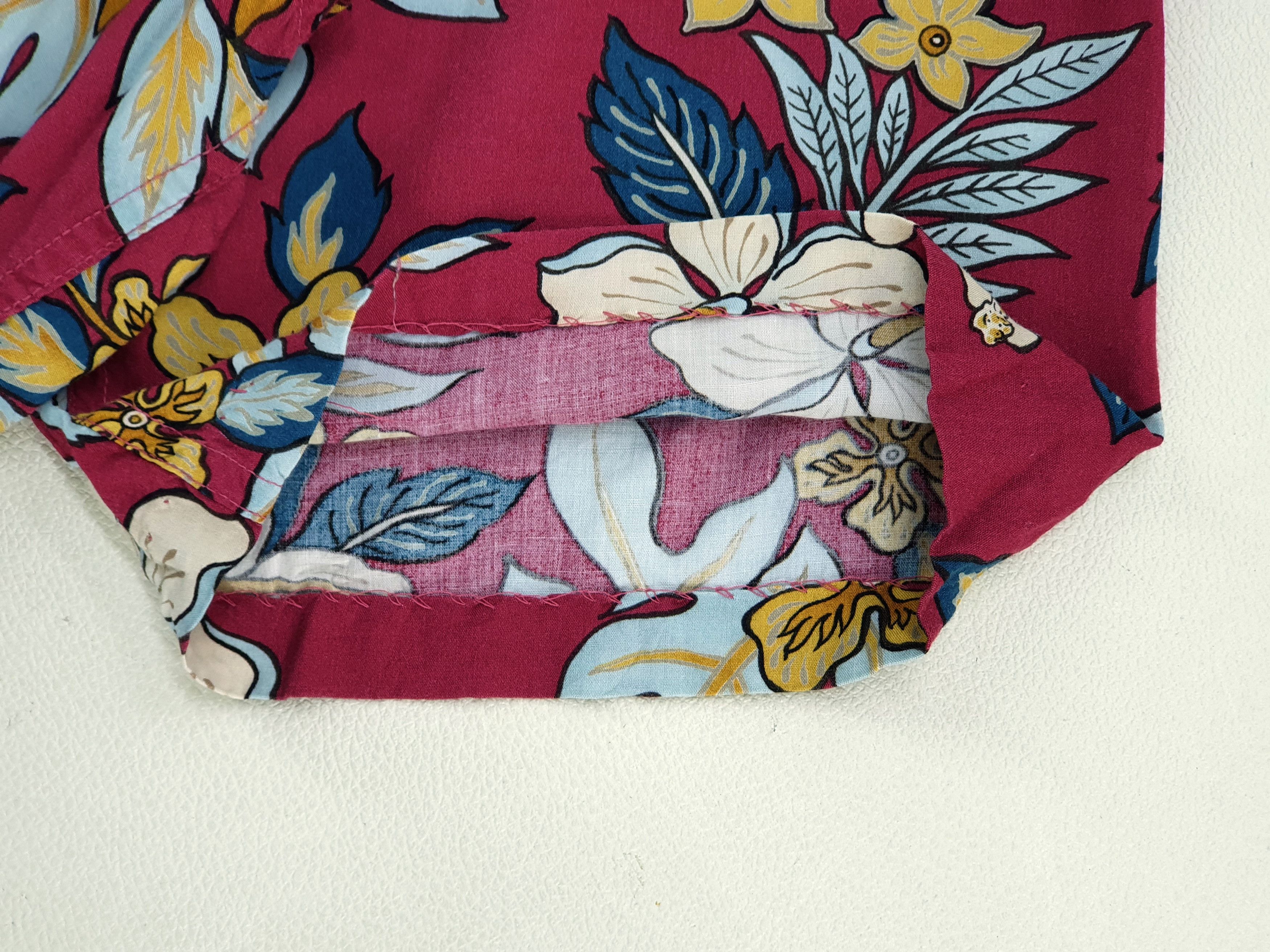 Reyn Spooner Vintage Hawaiian Floral Spun Rayon Aloha Shirt Size L Size US L / EU 52-54 / 3 - 5 Thumbnail