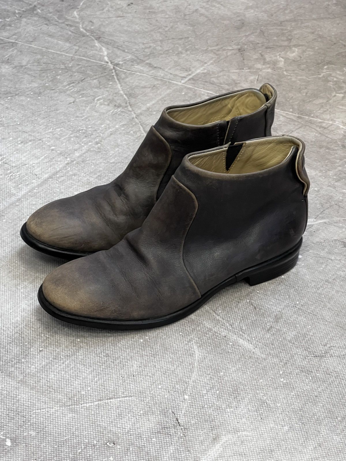 Dirk Bikkembergs Dirk Bikkembergs leather distressed boots 2000s archive Size US 8.5 / IT 38.5 - 4 Thumbnail