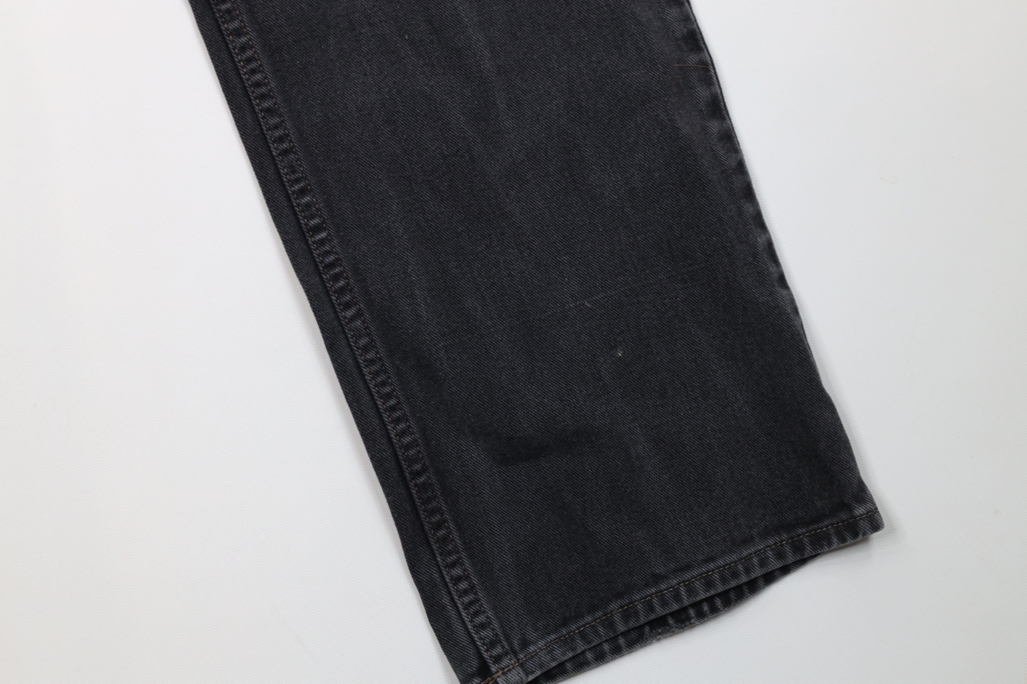 Tommy Hilfiger Vintage 90s Tommy Hilfiger Spell Out Wide Leg Denim Jeans Size US 33 - 5 Thumbnail