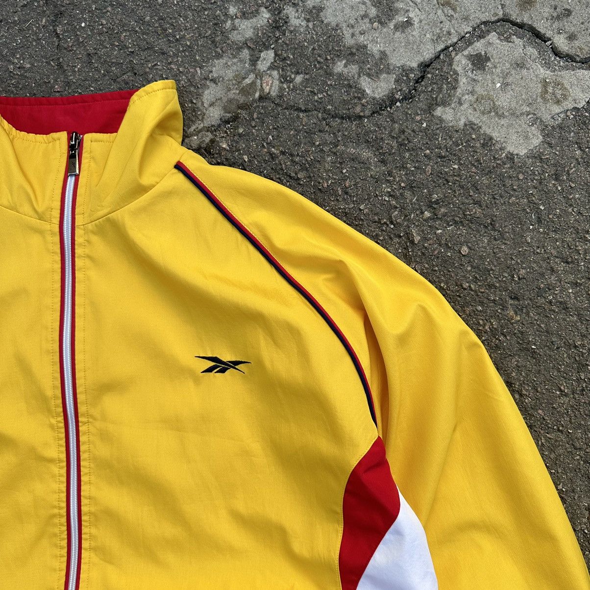 Reebok × Vintage Vintage Reebok Zip UP Windbreaker Jacket streetwear Size US XXL / EU 58 / 5 - 4 Thumbnail
