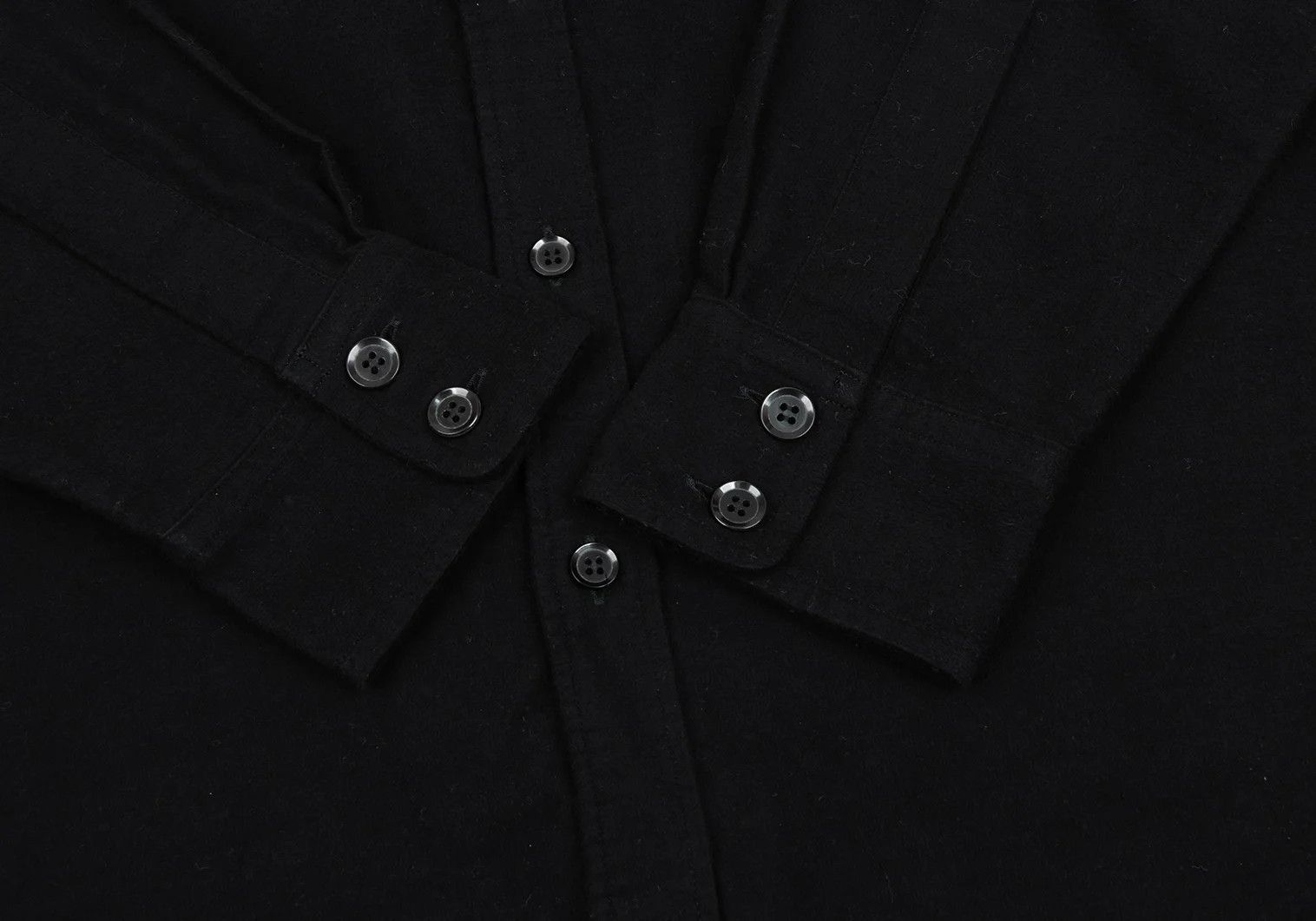 Jean Paul Gaultier Cotton Back Long Shirt in Black, Size 3 Size US L / EU 52-54 / 3 - 7 Thumbnail